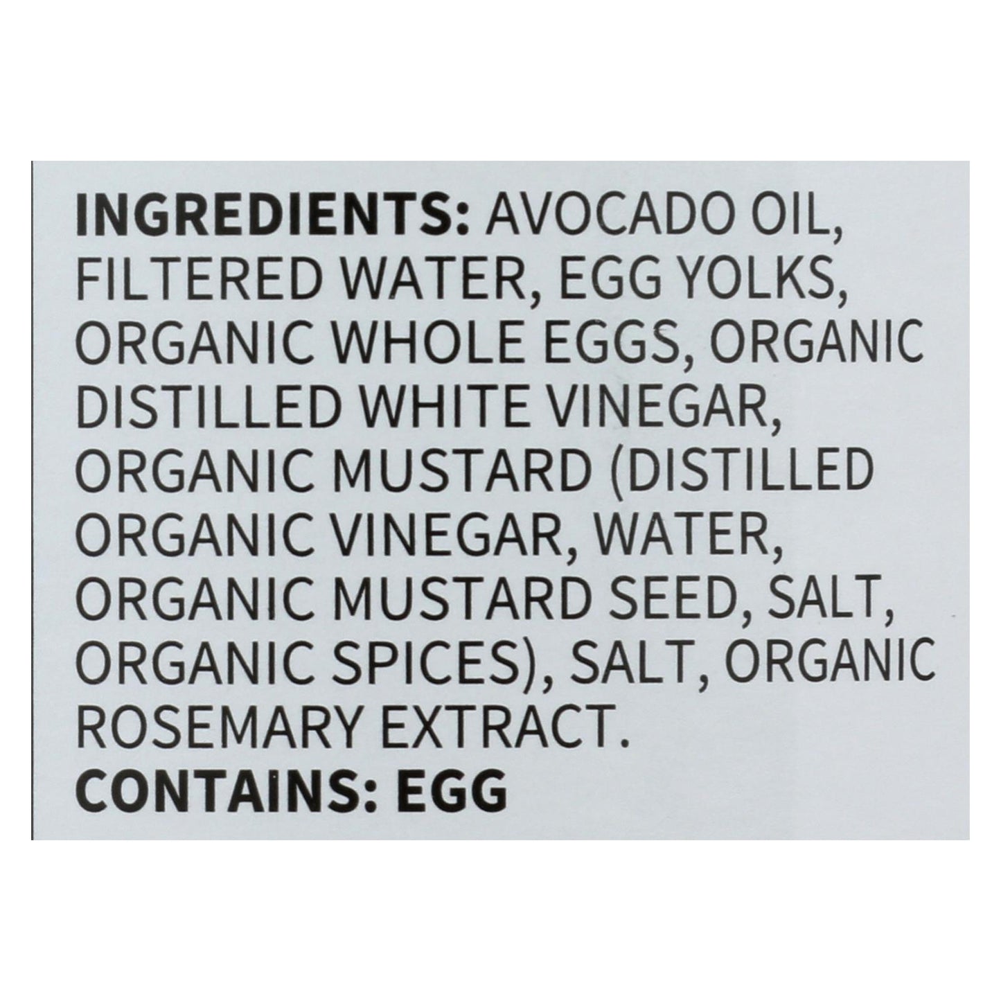 Aceite de aguacate Chosen Foods - Mayonesa - Caja de 6 - 12 oz.