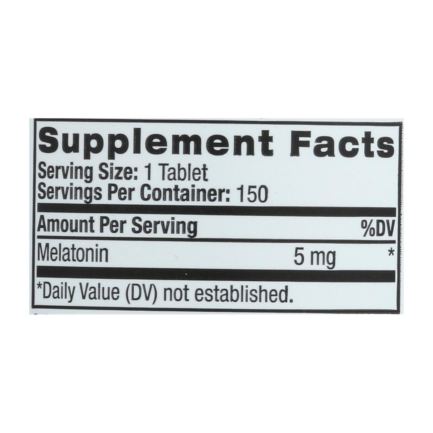 Tabletas de disolución rápida de melatonina Natrol, 5 mg, 150 unidades