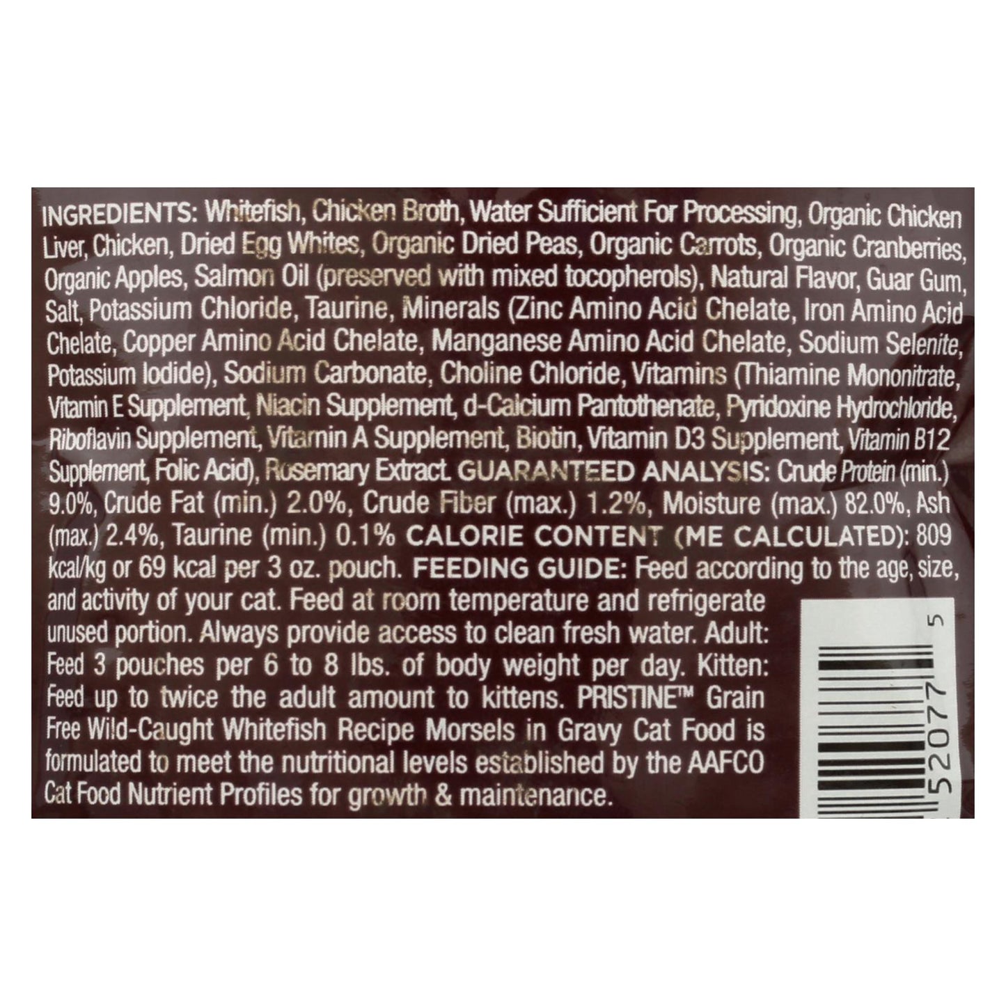 Castor y Pollux Cat - Bocado de pescado blanco salvaje - Sin cereales - Caja de 24 - 3 oz