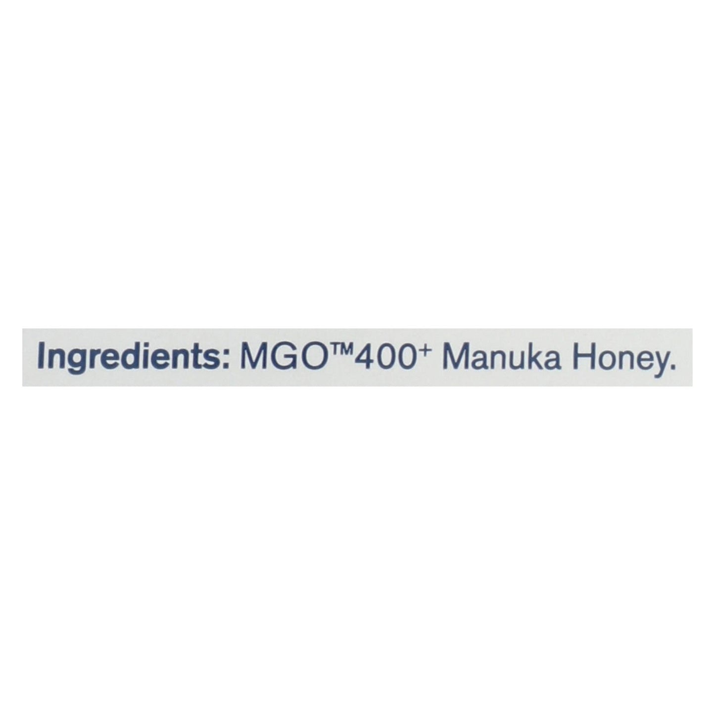 Miel de manuka Mgo 400+ - 8,8 oz