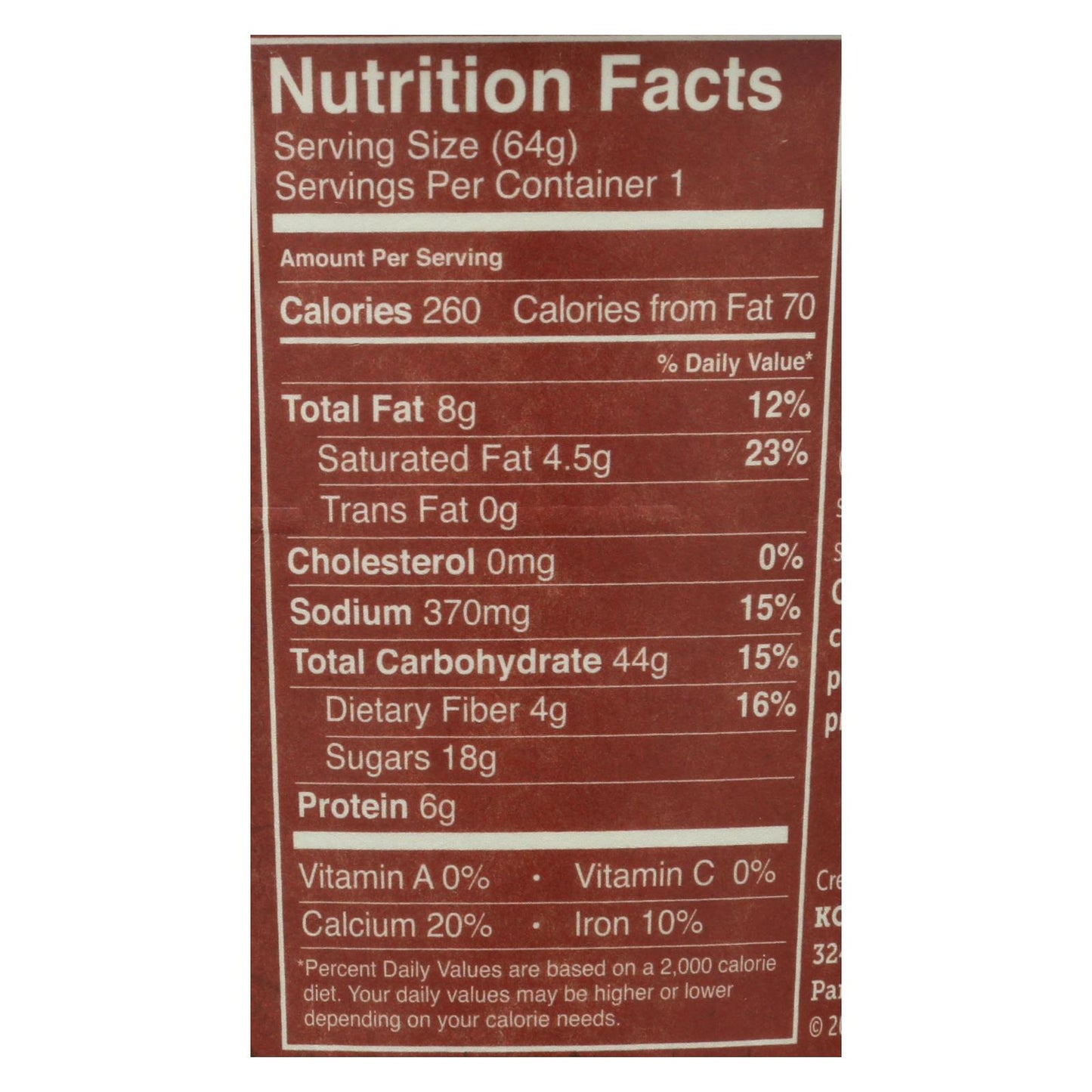 Tortas Kodiak - Flapjack para llevar - Canela y arce - Caja de 12 - 2,25 oz