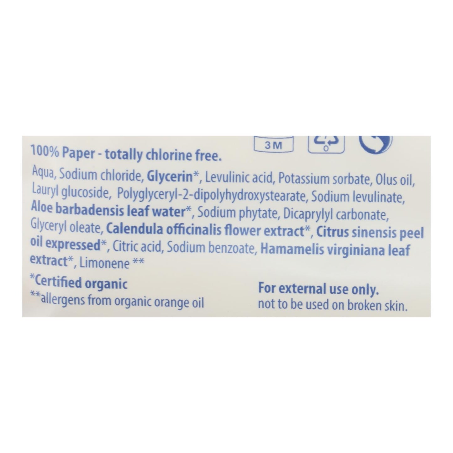 Natracare - Toallitas húmedas Safe 2 Flush - 1 unidad - 30 unidades