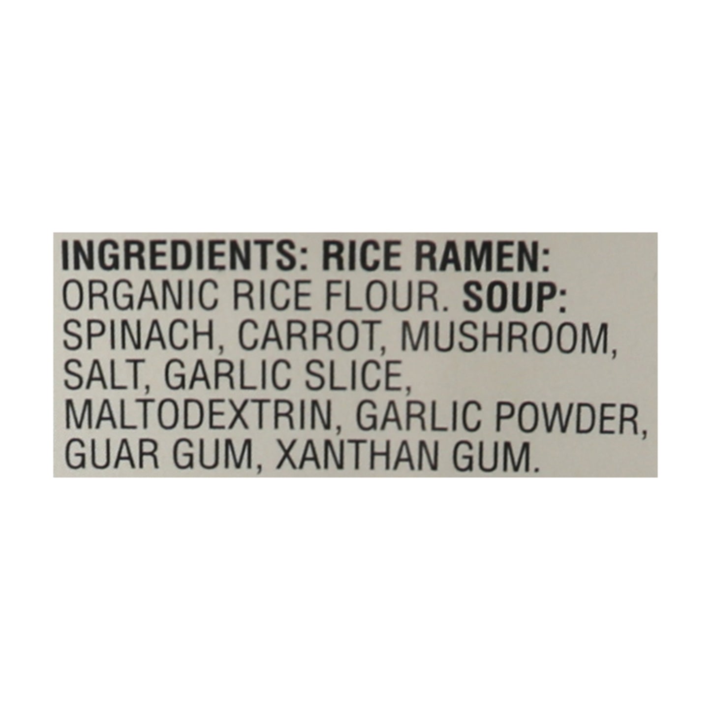 Koyo - Ramen Gar Vegetal - Caja de 6 - 2 Oz