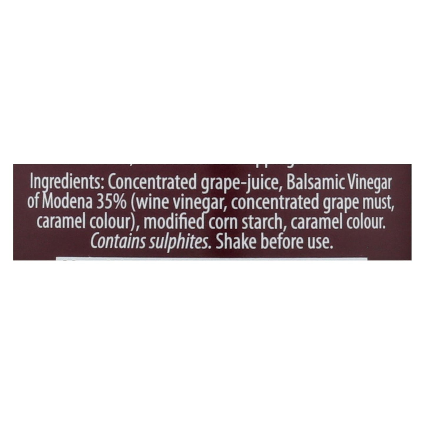 Glaseado Monari Federzoni con vinagre balsámico de Módena - Caja de 6 - 9,1 fl oz.