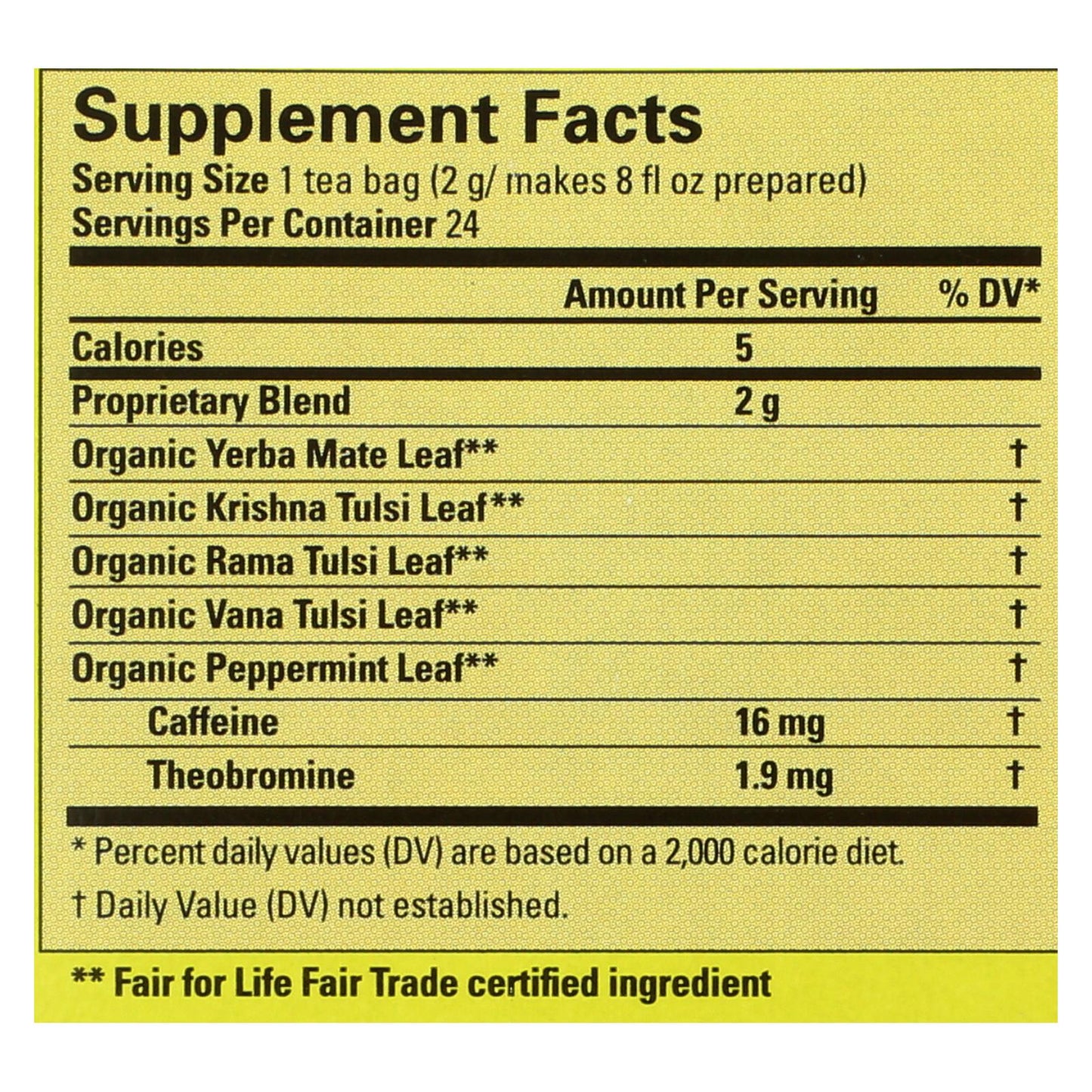 Ecoteas Holy Mate! Tea Bags - Case Of 6 - 24 Bag