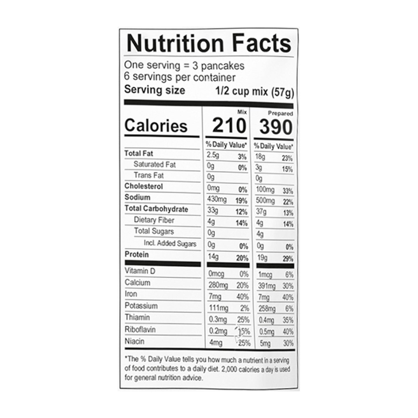 King Arthur Baking Company - Mix de proteína para panqueques sin gluten - Caja de 6 a 12 oz