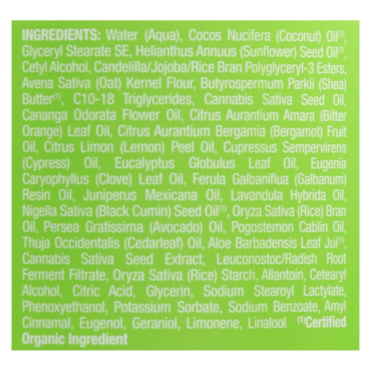 Jason Natural Products - Crema humectante Canbis Satv - 1 unidad - 4 oz