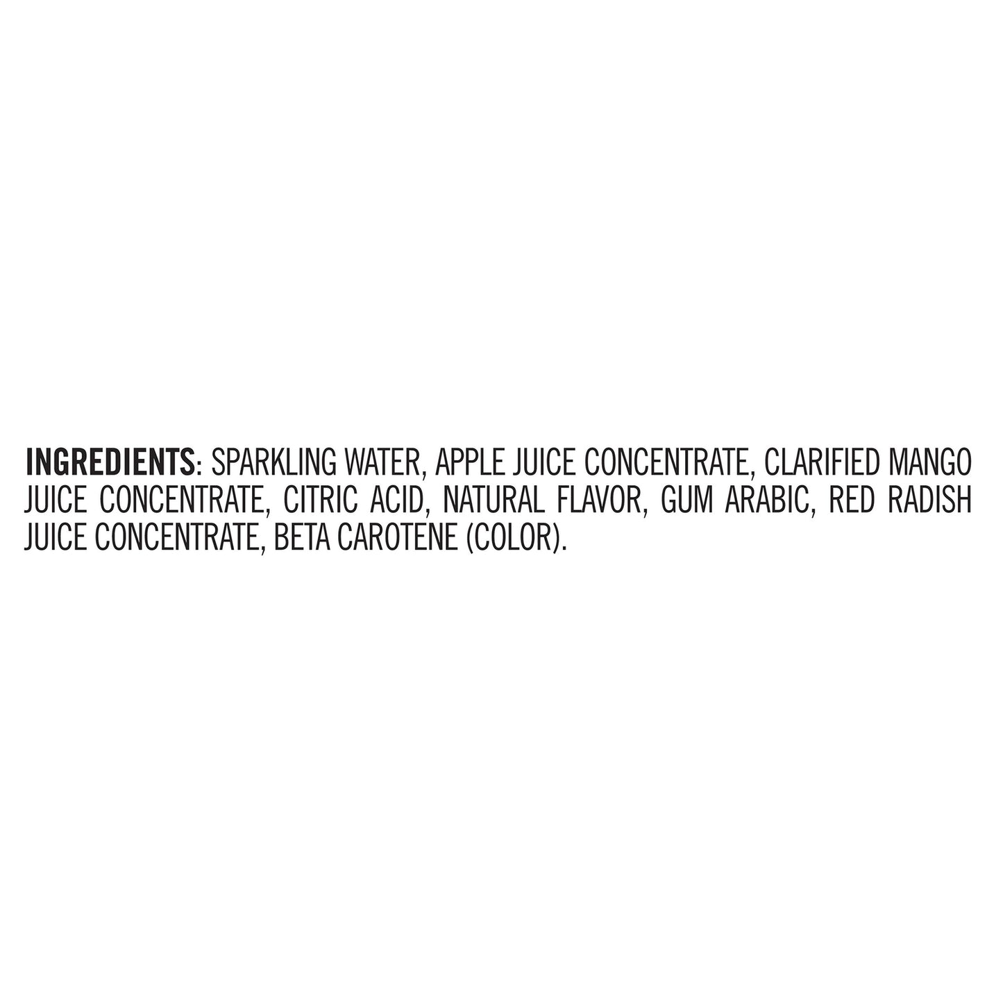 Izze - Lata de refresco de mango espumoso - Caja de 6-4/8,4 Fz