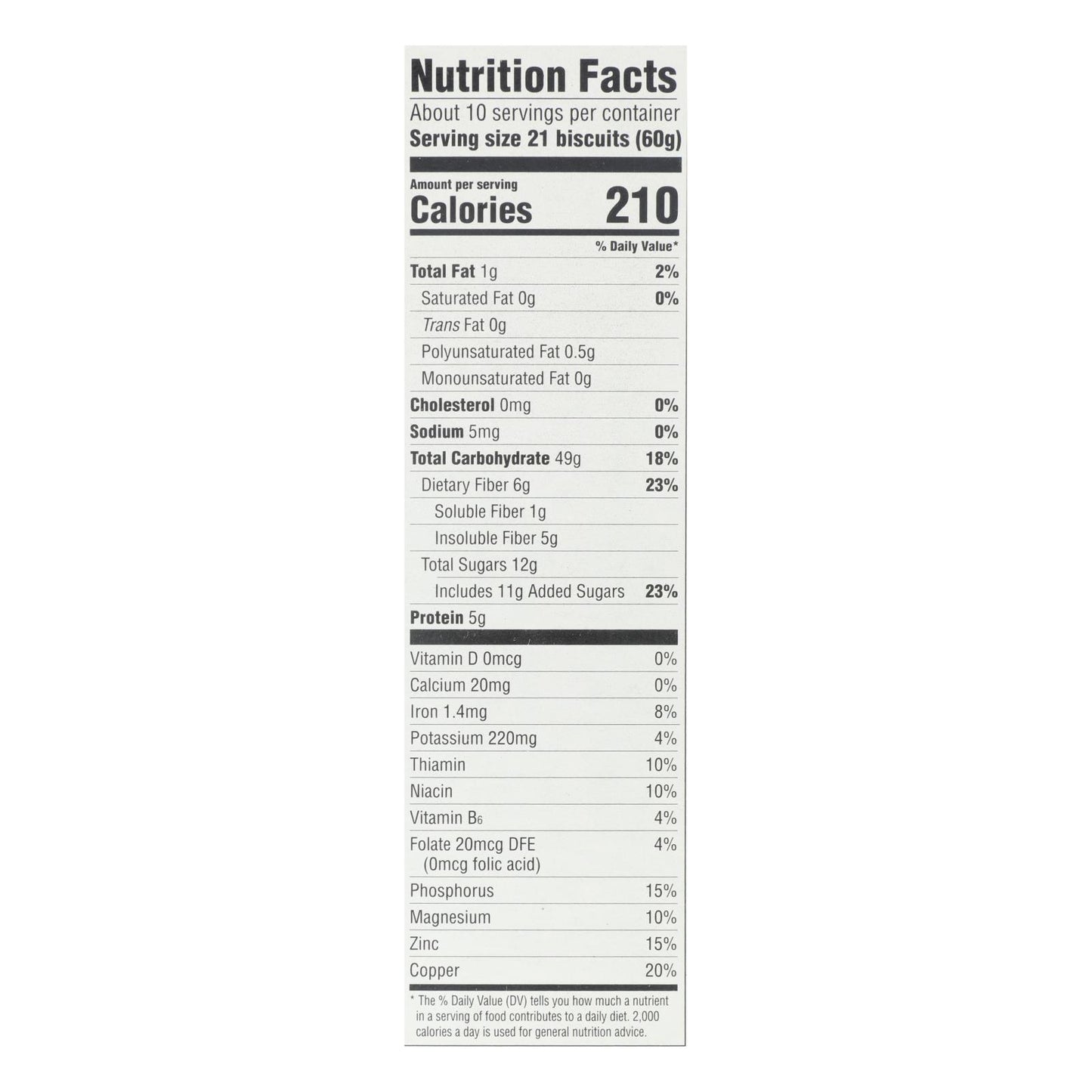 Cereales integrales ligeramente endulzados Mom's Best Cereal® con arándanos y trigo - Caja de 12 - 22 oz