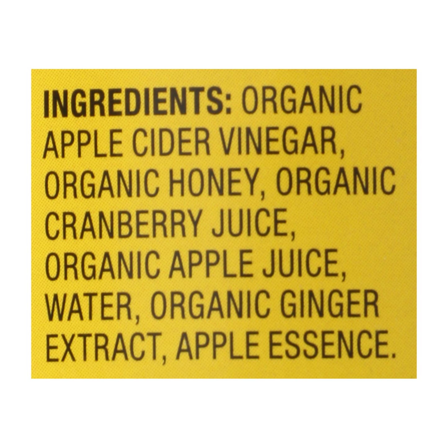 Bragg - Apple Cdr Vng Cranberry - Caja de 12-16 Fz