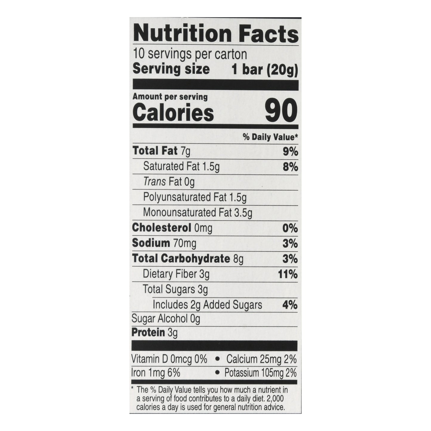 Kind - Minibarritas de chocolate negro con nueces y sal marina - Caja de 8-10/0,7 oz