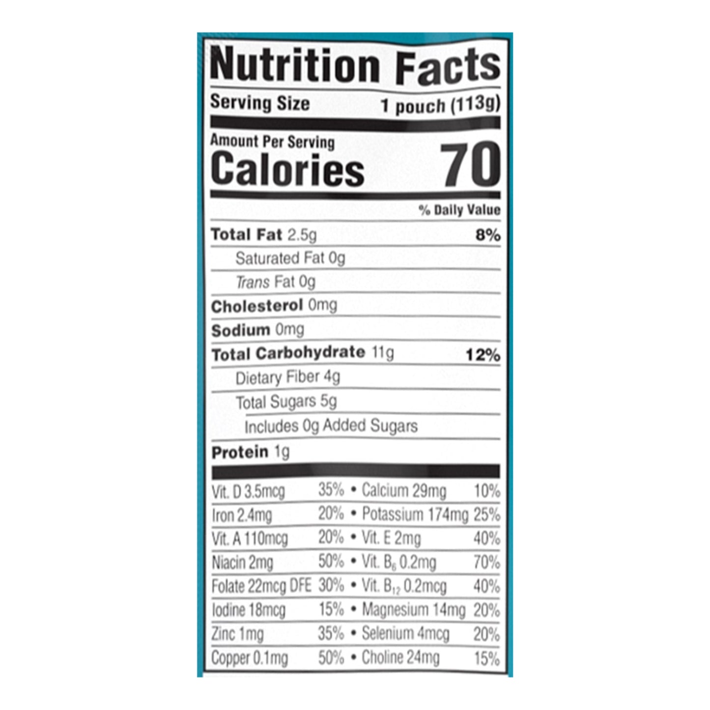 Cerebelly - Puré de calabaza verde con semillas de calabaza - Caja de 6 - 4 oz