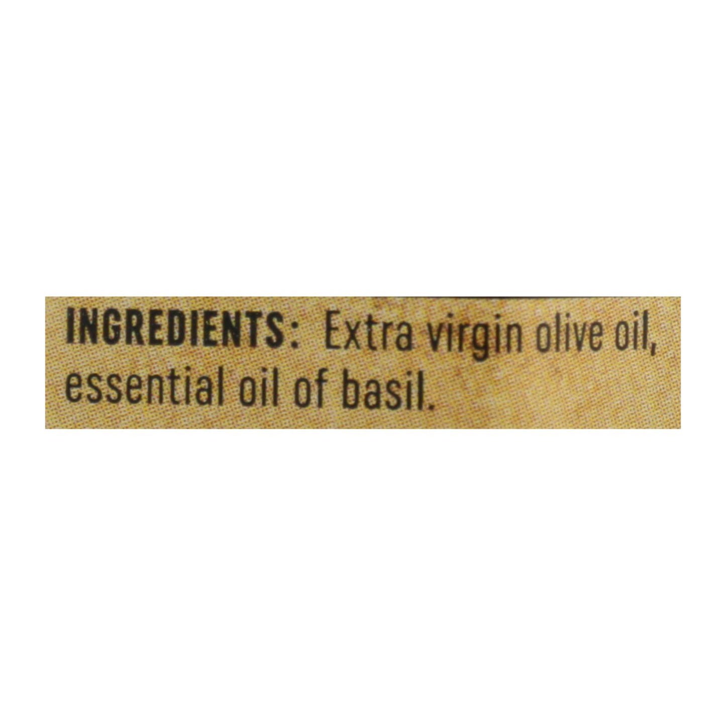 Aceite de oliva virgen extra con albahaca toscana Lucini Italia - Caja de 6 - 8,5 onzas líquidas