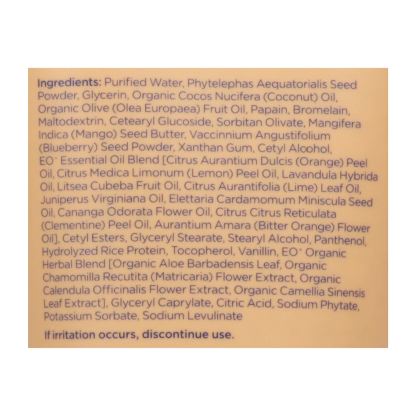 Productos Eo - Pulido corporal Ornage Bloss - 1 unidad - 6 fz