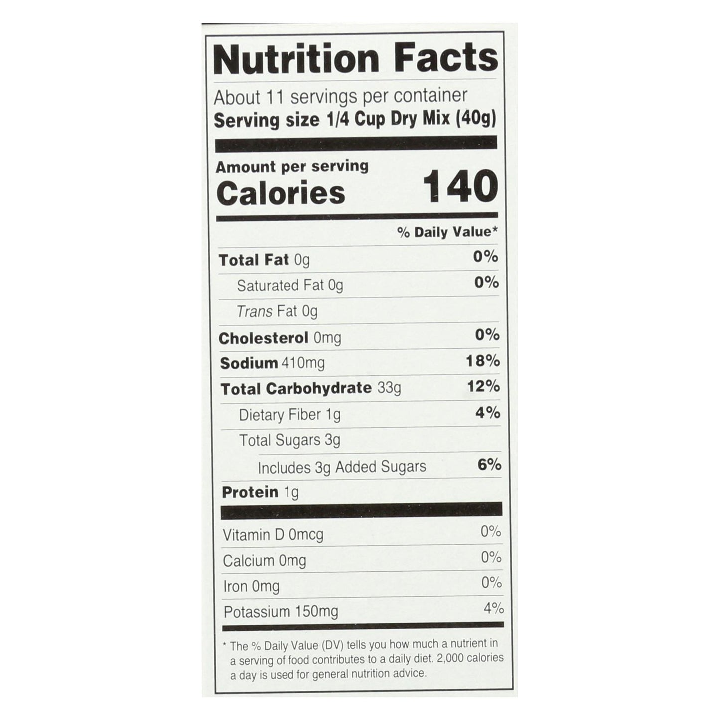 Mezcla orgánica multiusos para hornear Namaste Foods - Caja de 6 - 16 oz