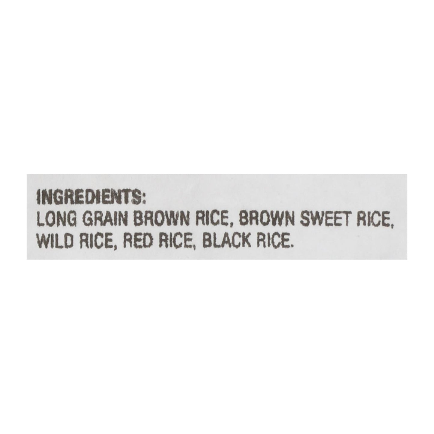 Arroz integral de grano entero Wild Blend de Lundberg Family Farms - Producto a granel individual - 25 lb
