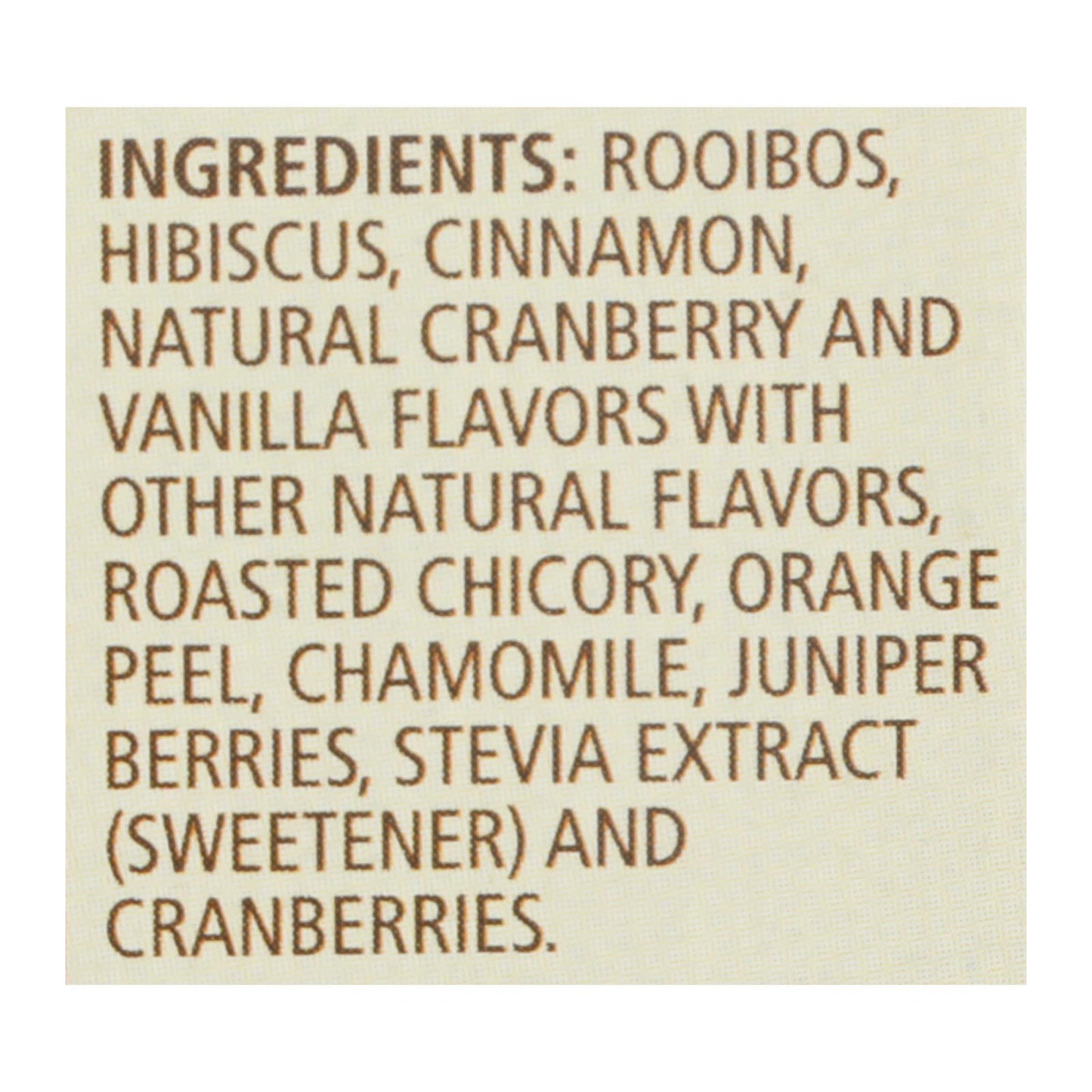 Celestial Seasonings - Té de hierbas de arándano y vainilla - Caja de 6 bolsas de 18 unidades