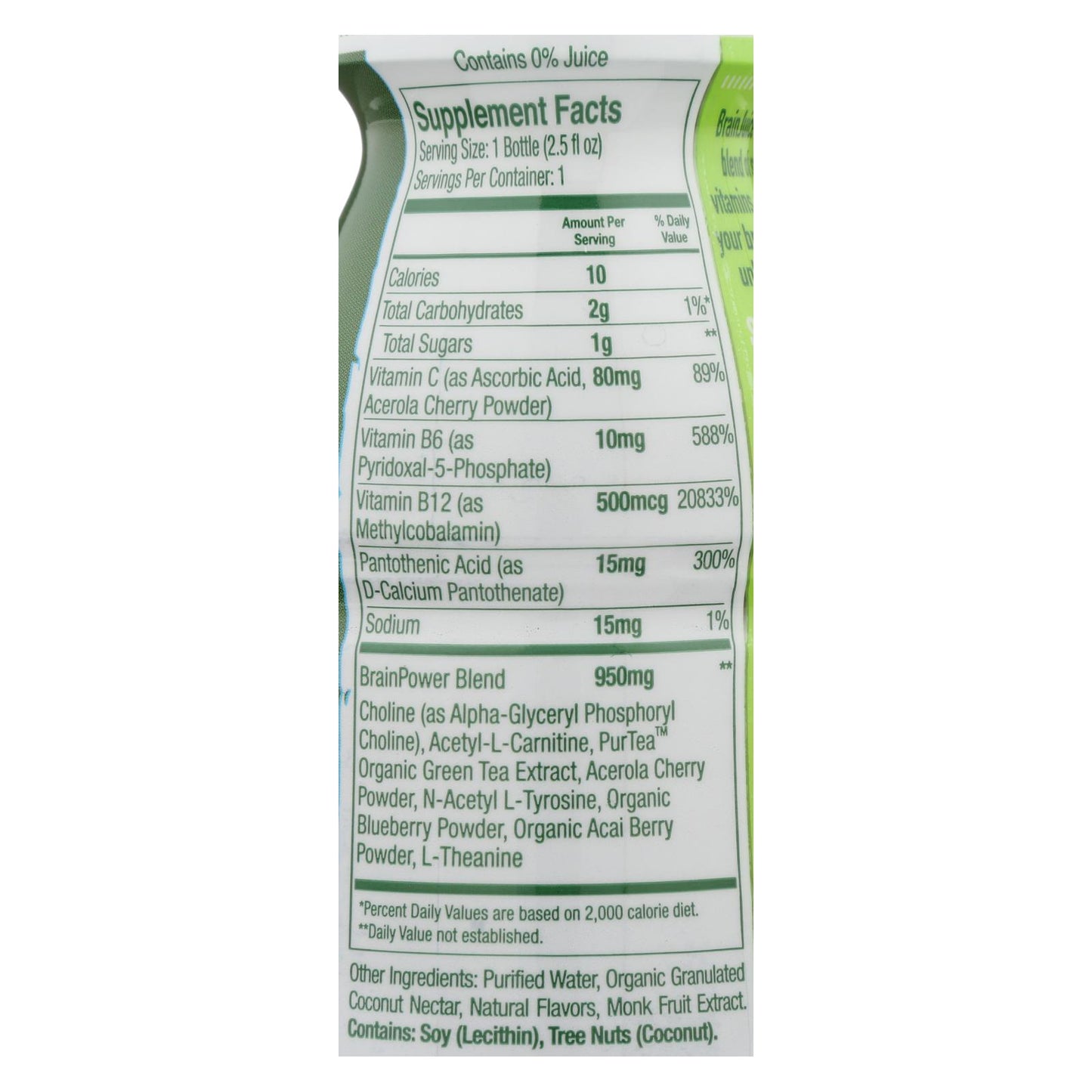 Brain Juice - Brain Juice Limonada de fresa - Caja de 12 - 2,5 fl oz