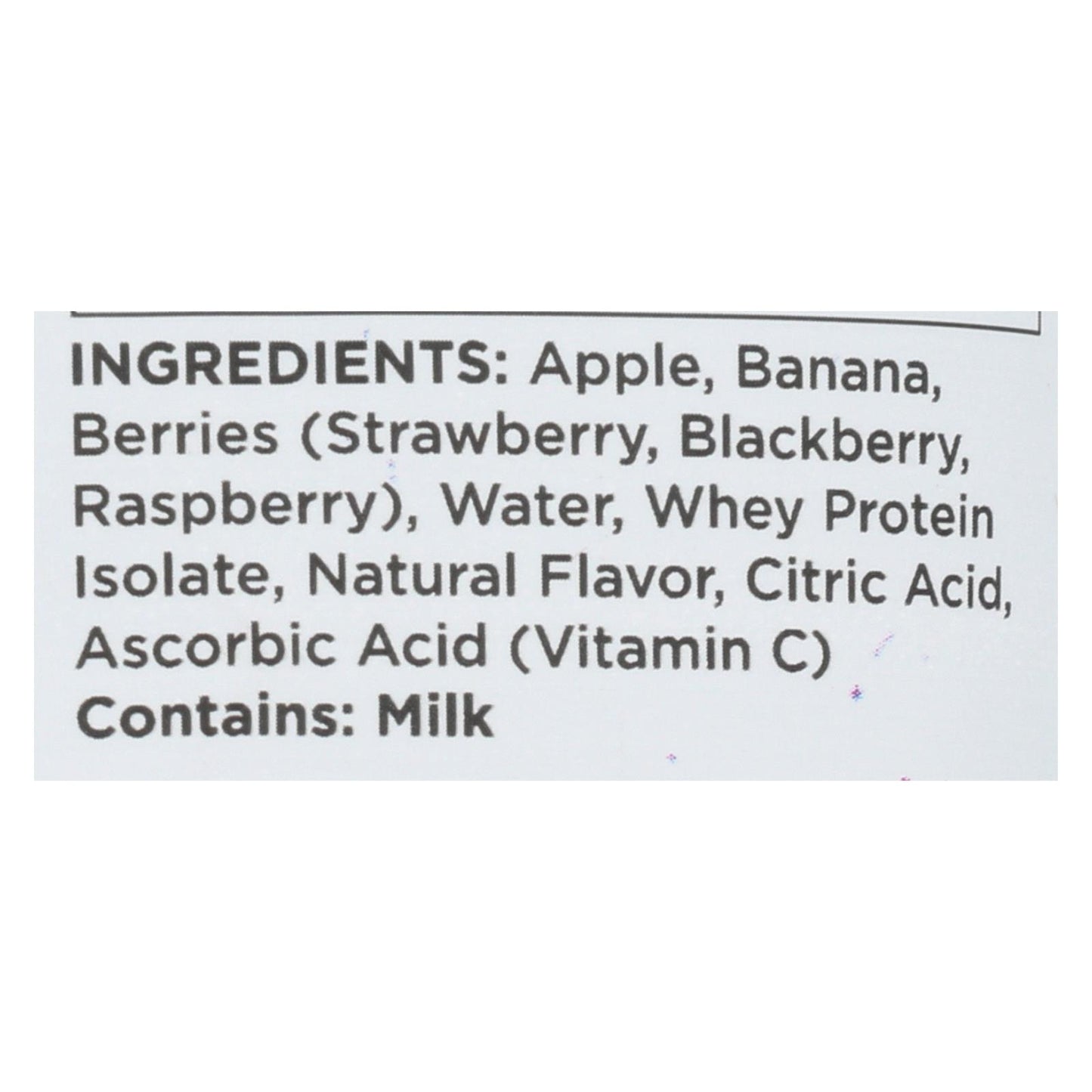 Batido de proteína de frutos rojos Fuel For Fire, frutos rojos mixtos, caja de 12, 4,5 oz