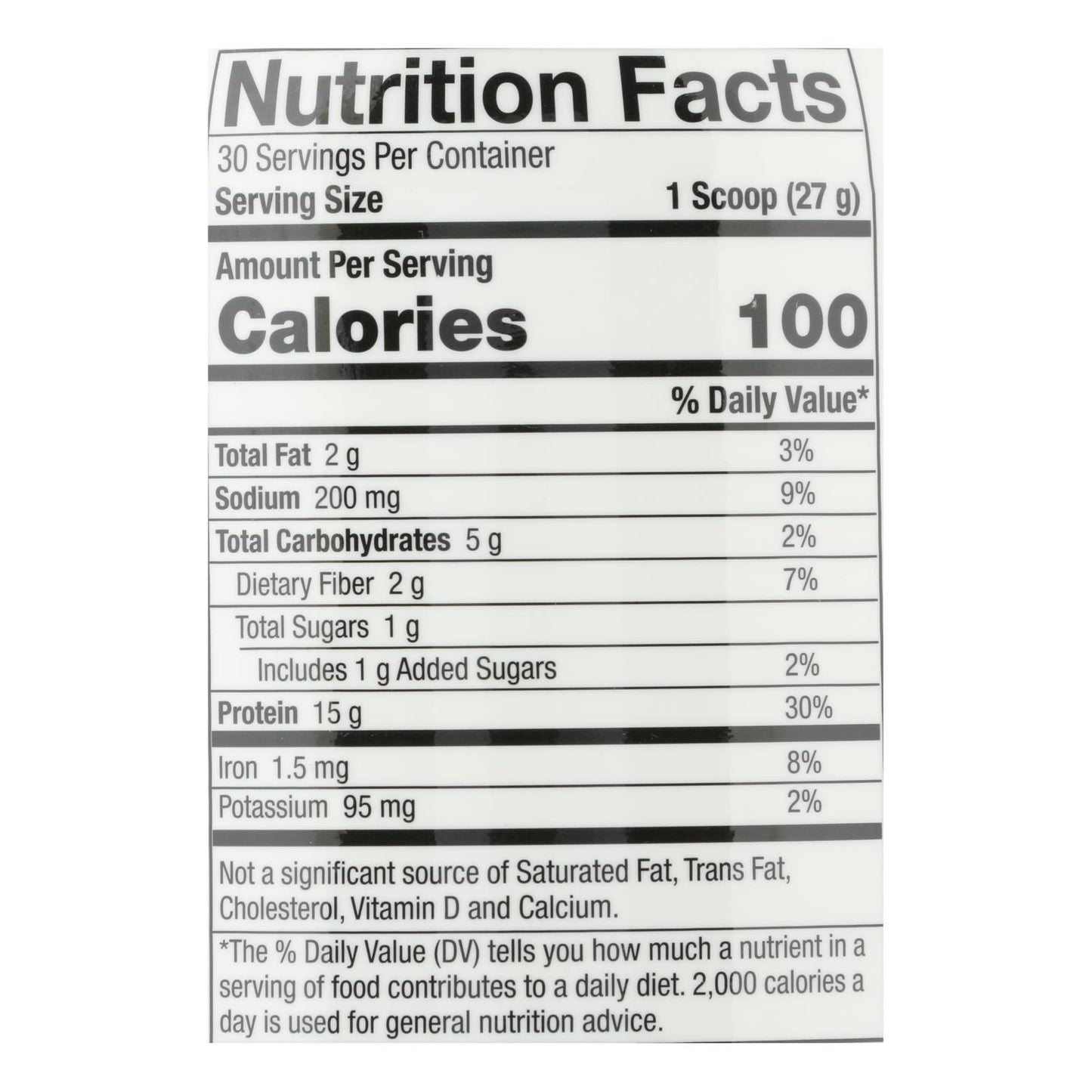 Genceutic Naturals 植物头部蛋白 - 巧克力 - 1.7 磅