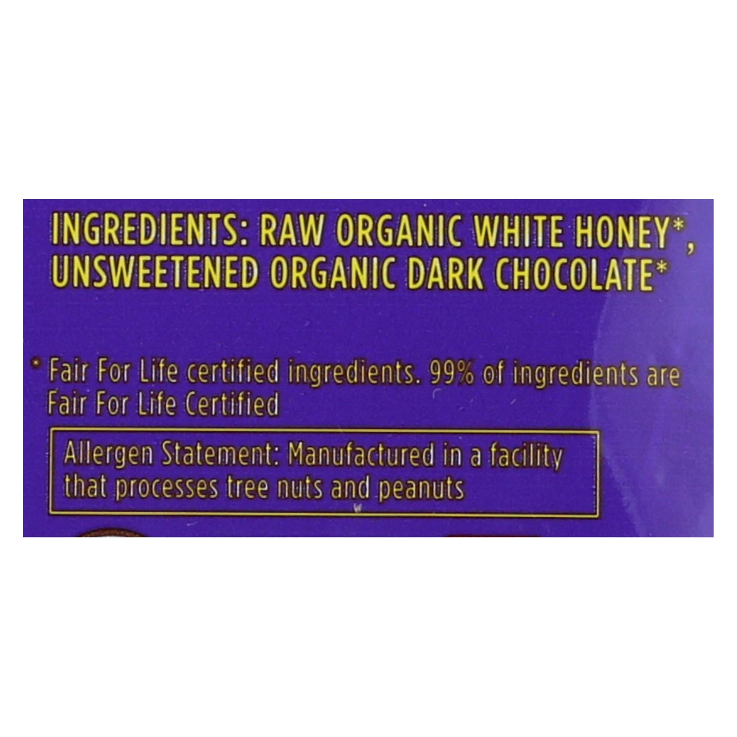 Heavenly Organics Candy Chocolate Honey Patties Double Dark Chocolate - Case Of 6 - 4.66 Oz