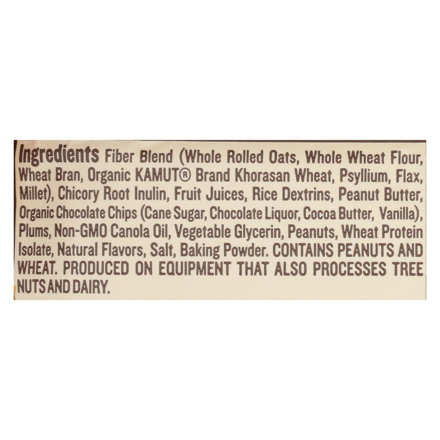 Barras de Nugo Nutrition - Fiber Dlish - Chips de chocolate y maní - Barras de 1,6 oz - Caja de 16