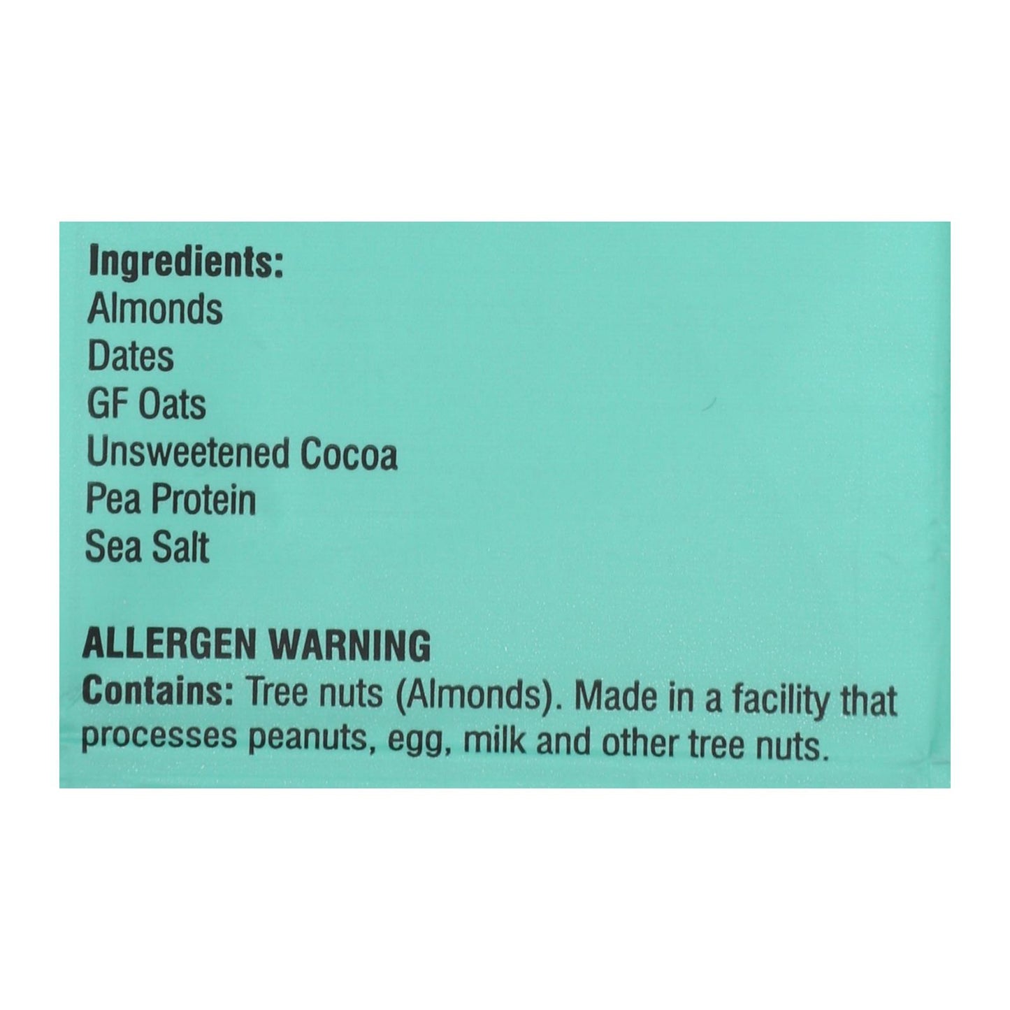 Kize Concepts - Barra energética de almendras, chocolate y sal marina - Caja de 10 - 1.5 oz