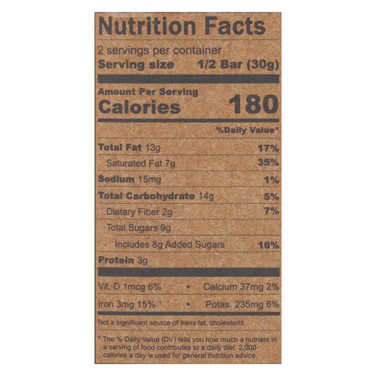 Hu - Barra de chocolate negro con mantequilla de anacardo Ras - Caja de 12 - 2,1 oz