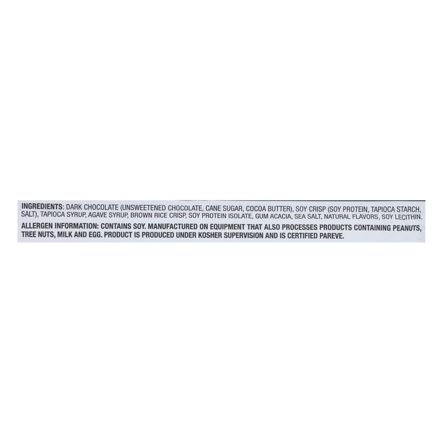 Barra de chocolate negro Nugo Nutrition Bar - Pretzel - 1,76 oz - Caja de 12
