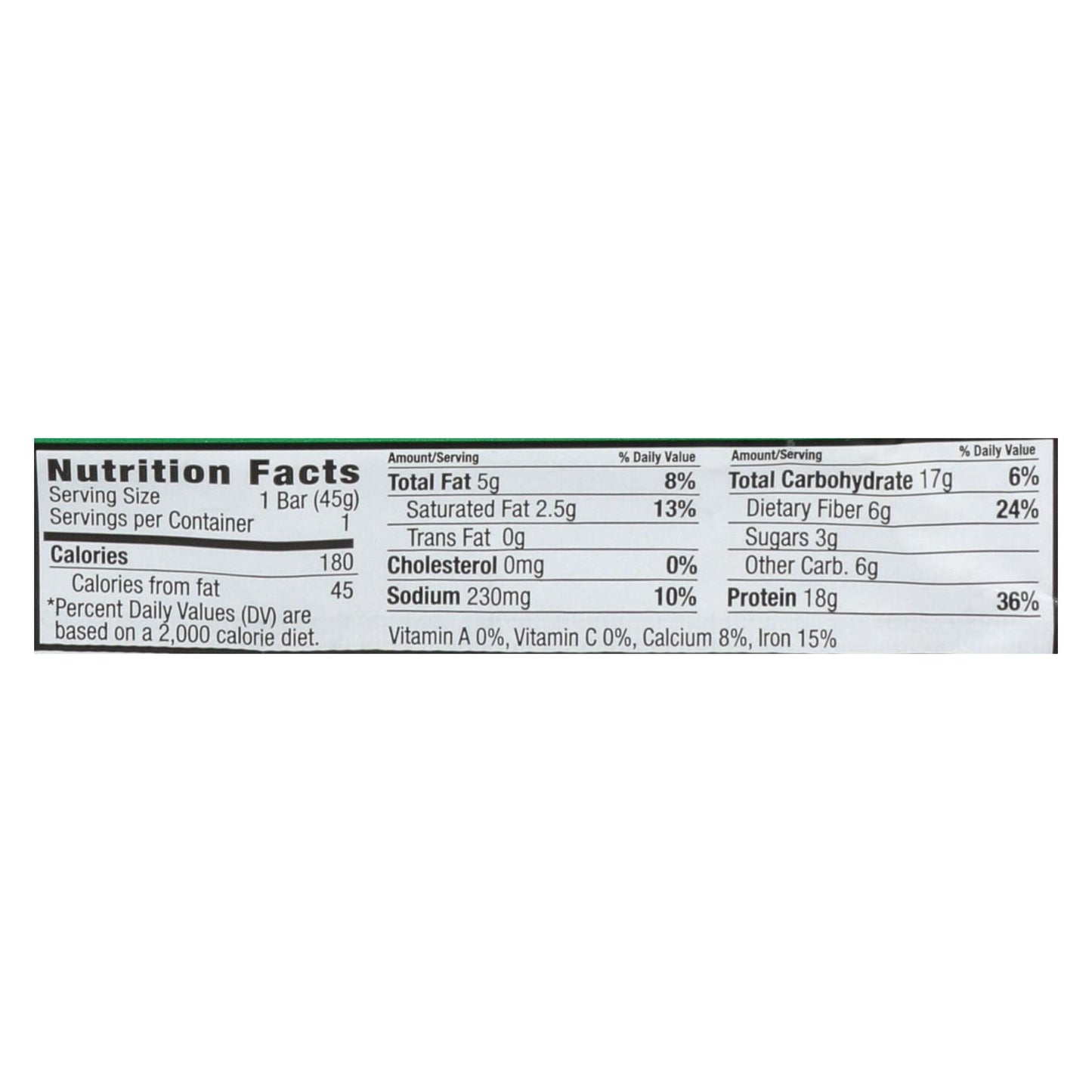 Nugo Nutrition Bar Nugo Slim Bar - Chocolate Mint - Caja de 12 - 1.59 Oz