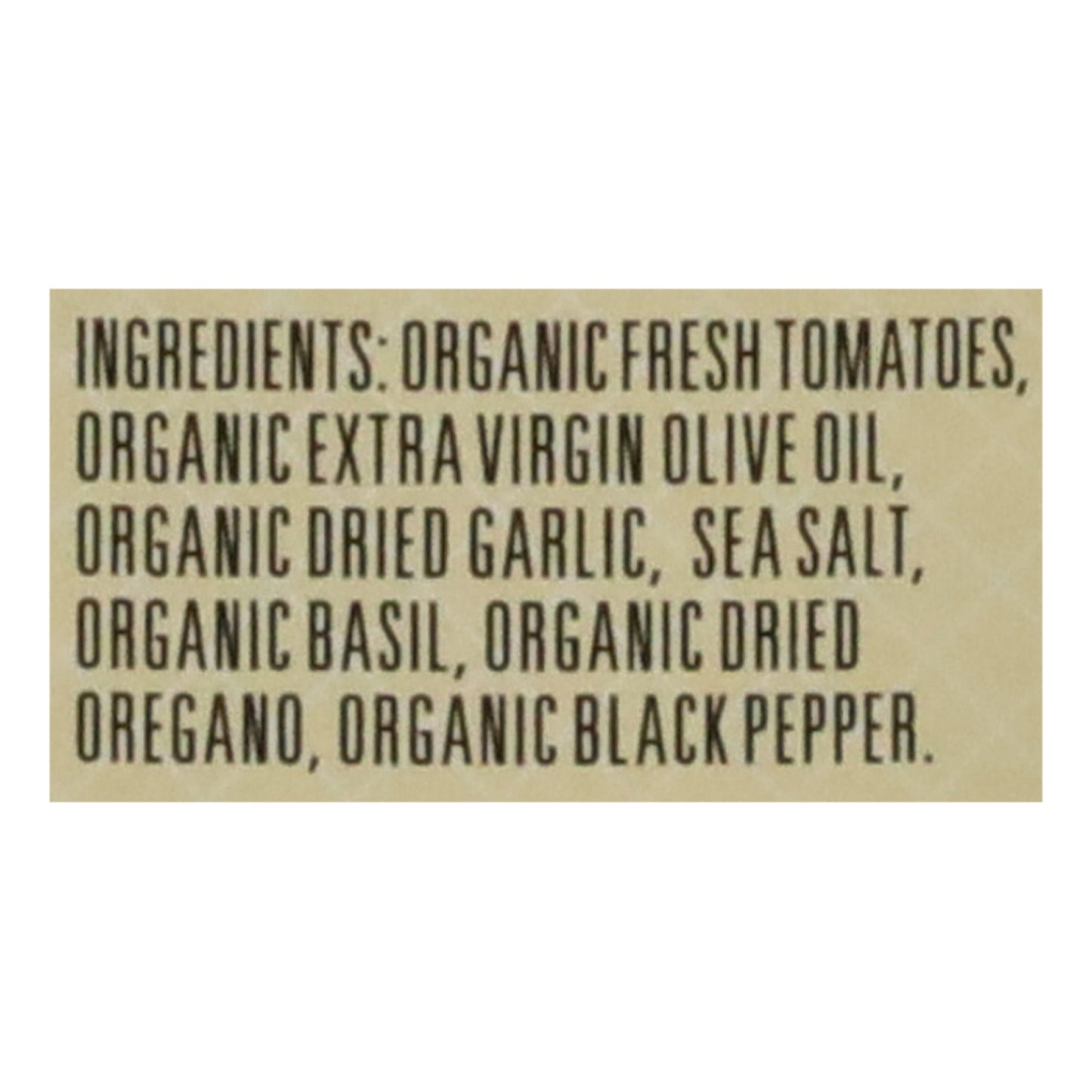 Lucini Italia - Salsa Marinara Orgánica con Ajo Asado - Caja de 6 - 24 Onzas