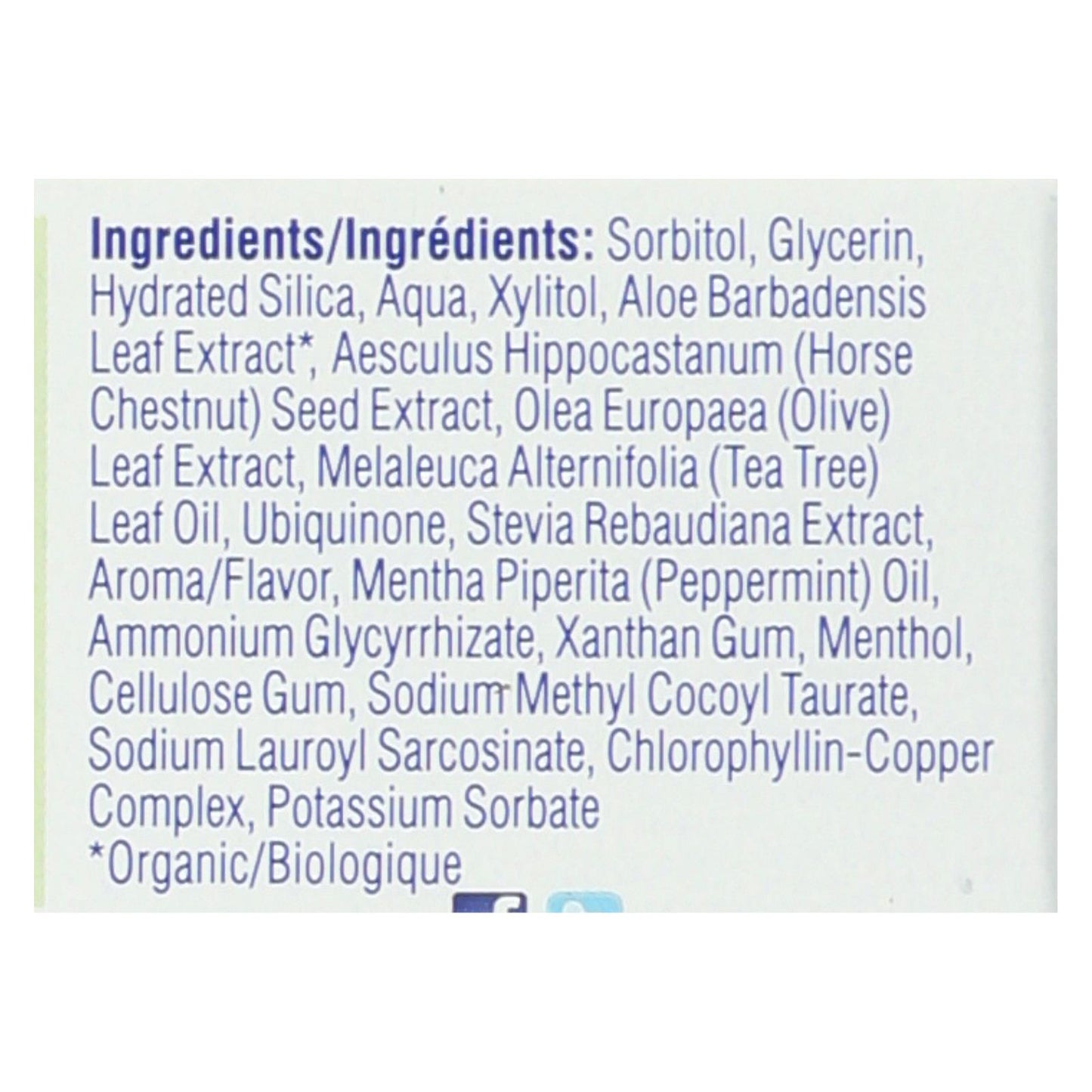 Pasta de dientes Kiss My Face - Triple acción - Sin flúor - Gel - 4,5 oz