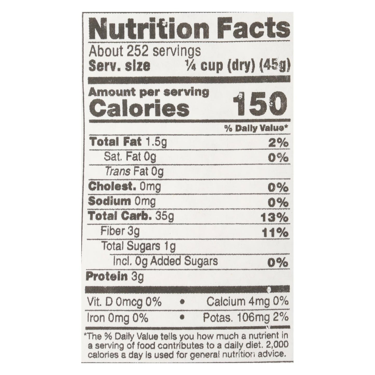 Lundberg Family Farms 短粒糙米 - 25 磅一箱