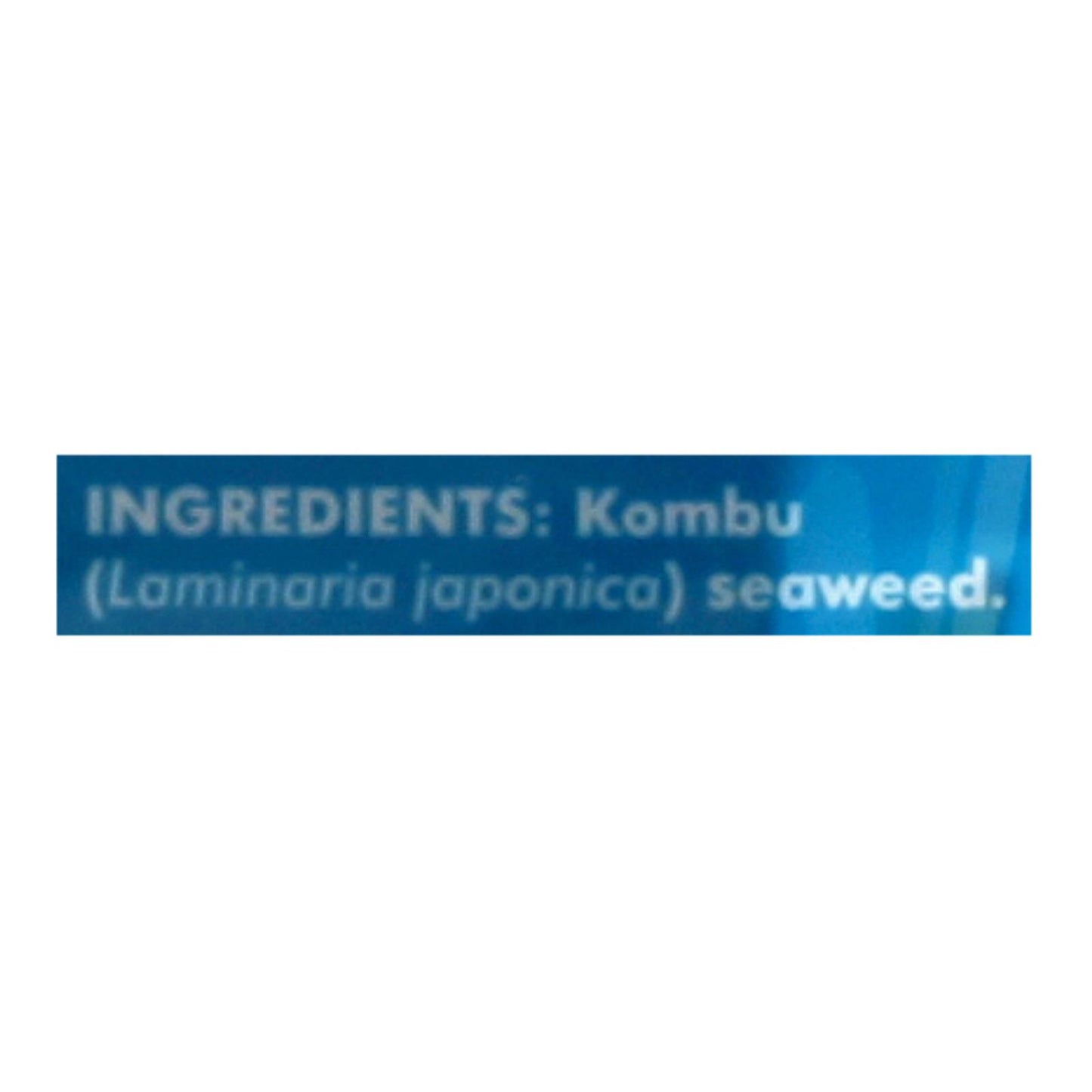 Vegetales marinos Emerald Cove - Kombu del Pacífico - Grado plateado - 1,76 oz - Caja de 6