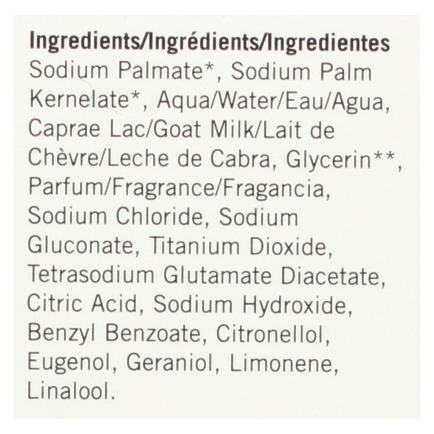 Jabón en barra con leche de cabra Canus, fragancia original, 5 oz