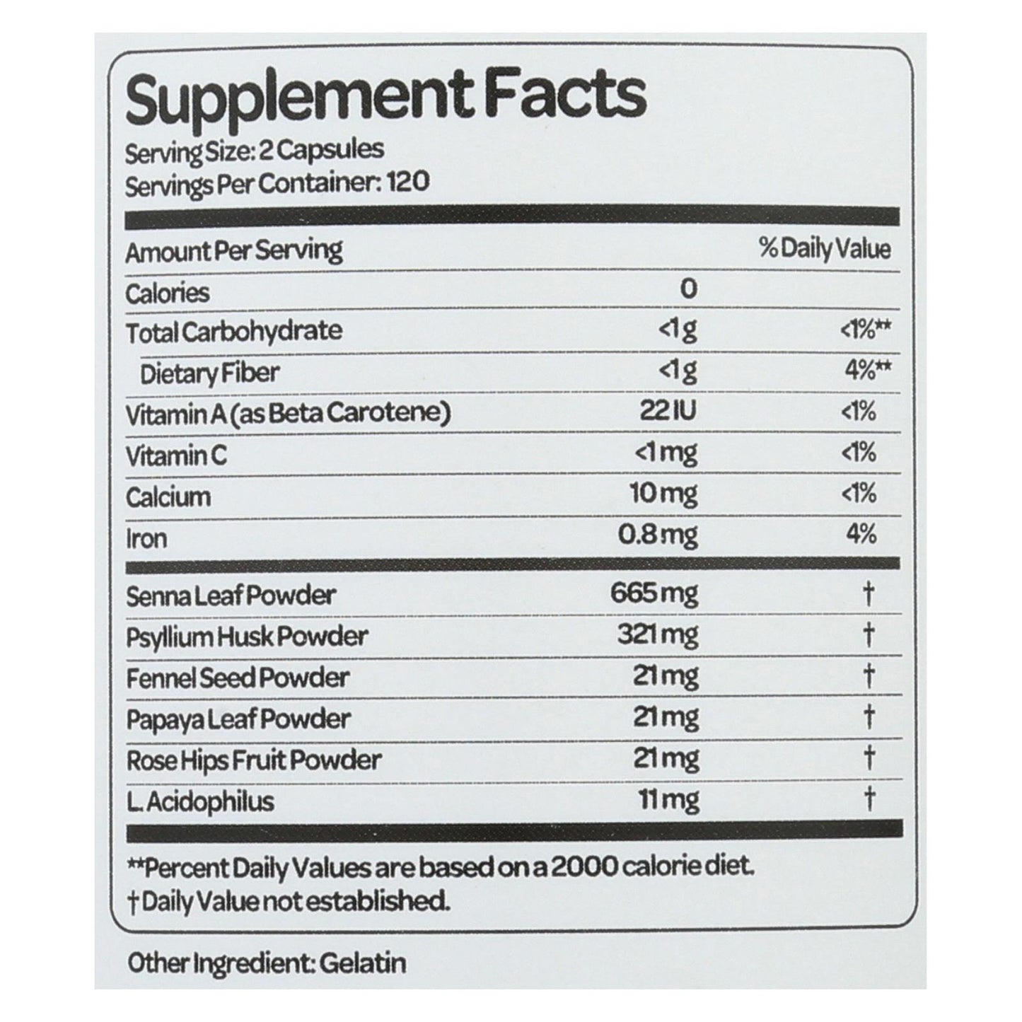 Health Plus - 超级结肠清洁剂 - 500 毫克 - 240 粒胶囊