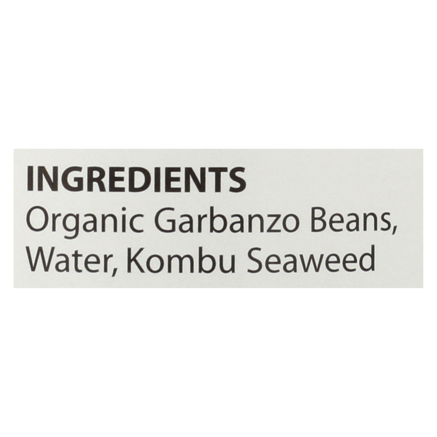 Garbanzos orgánicos Eden Foods - Caja de 12 - 29 oz.
