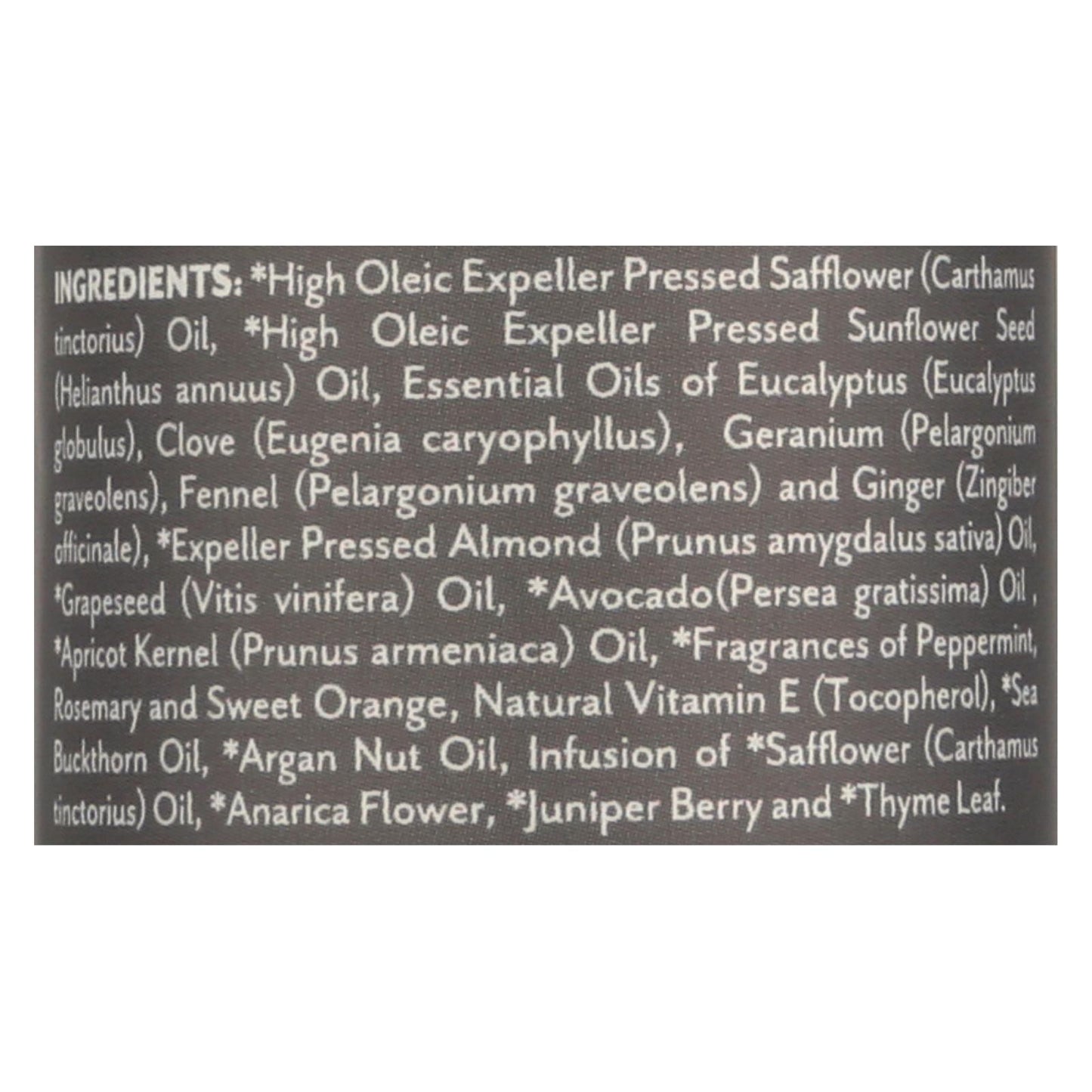 Aceite para baño y masajes Soothing Touch - Orgánico - Ayurveda - Romero y menta - Alivio muscular - 4 oz