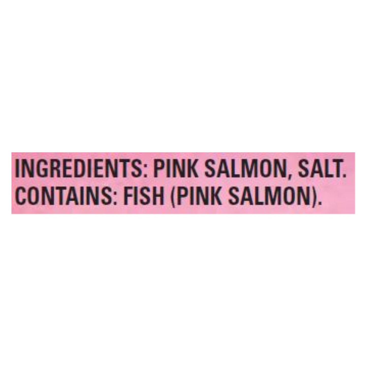 Salmón rosado salvaje de mar natural, salado - 1 unidad de 1 - 7,5 oz