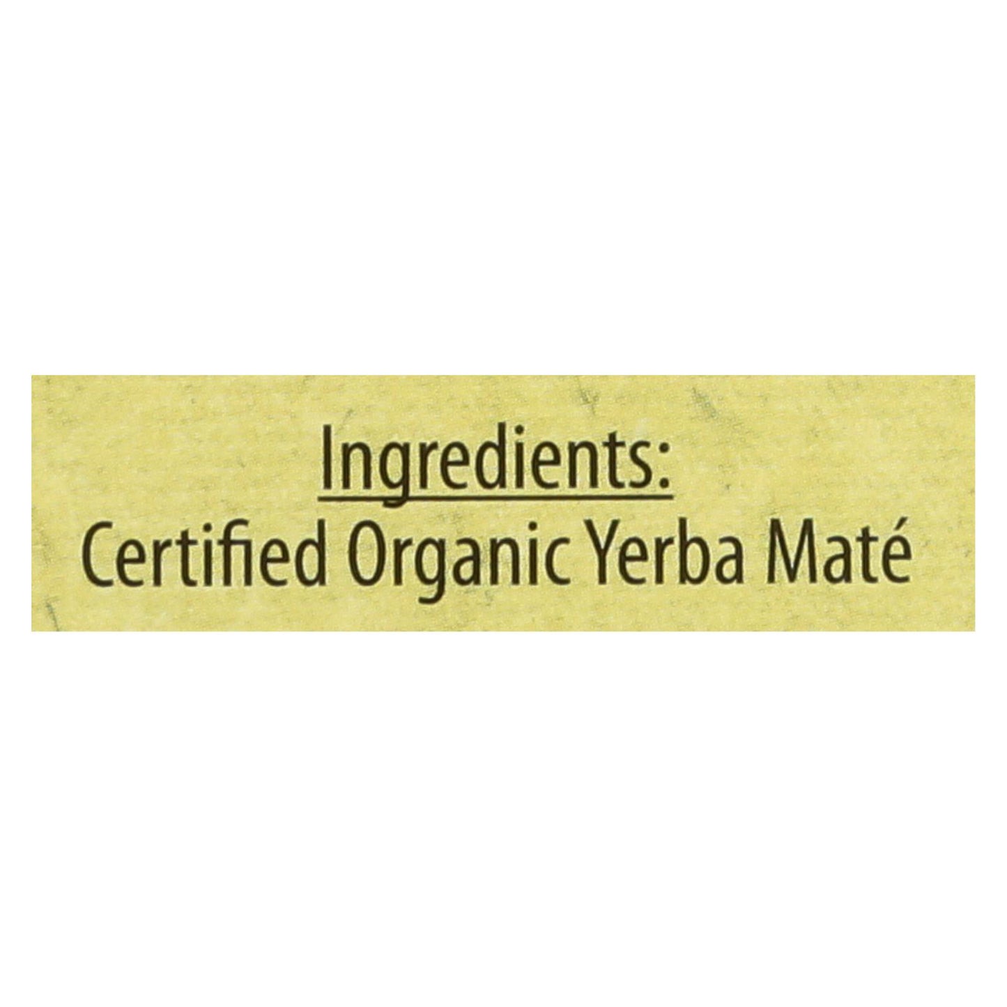 Mate Factor Fresh Green Organic Yerba Mate Tea Bags - Case Of 6 - 24 Bag