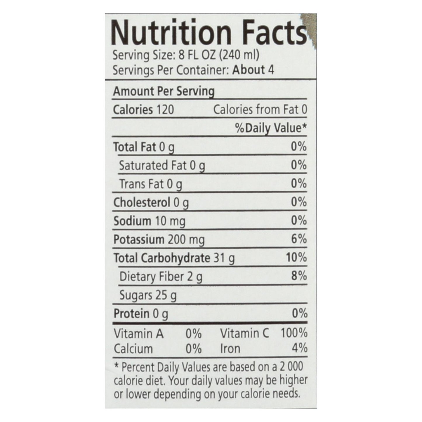 Ceres 100% Pear Juice - Case Of 12 - 33.8 Fz
