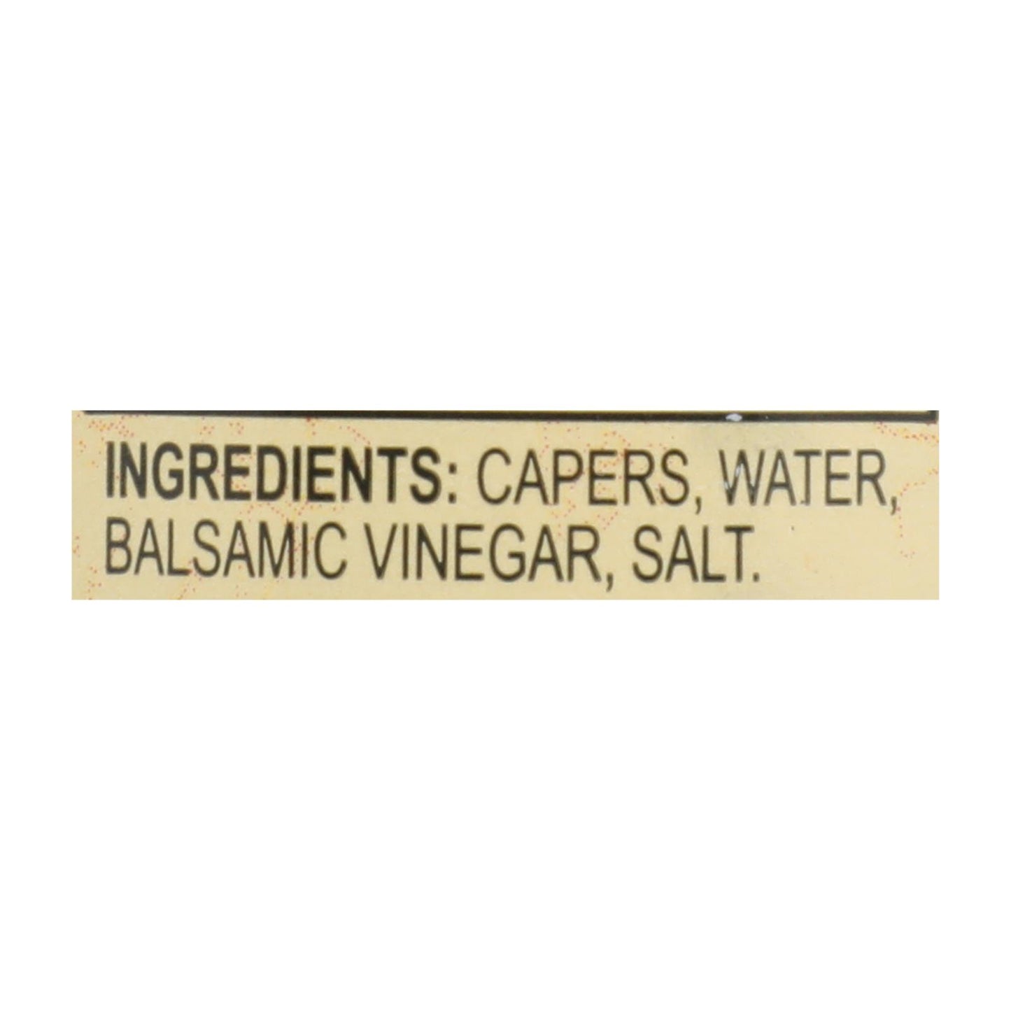 Reese Non-pareil Capers In Balsamic Vinegar - Case Of 12 - 3.5 Oz