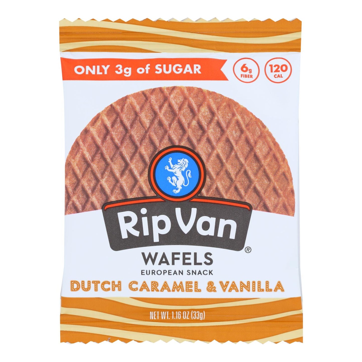 Rip Van Wafels - Wafel Dutch Crml Vainilla - Cajas De 12-1.16 Oz