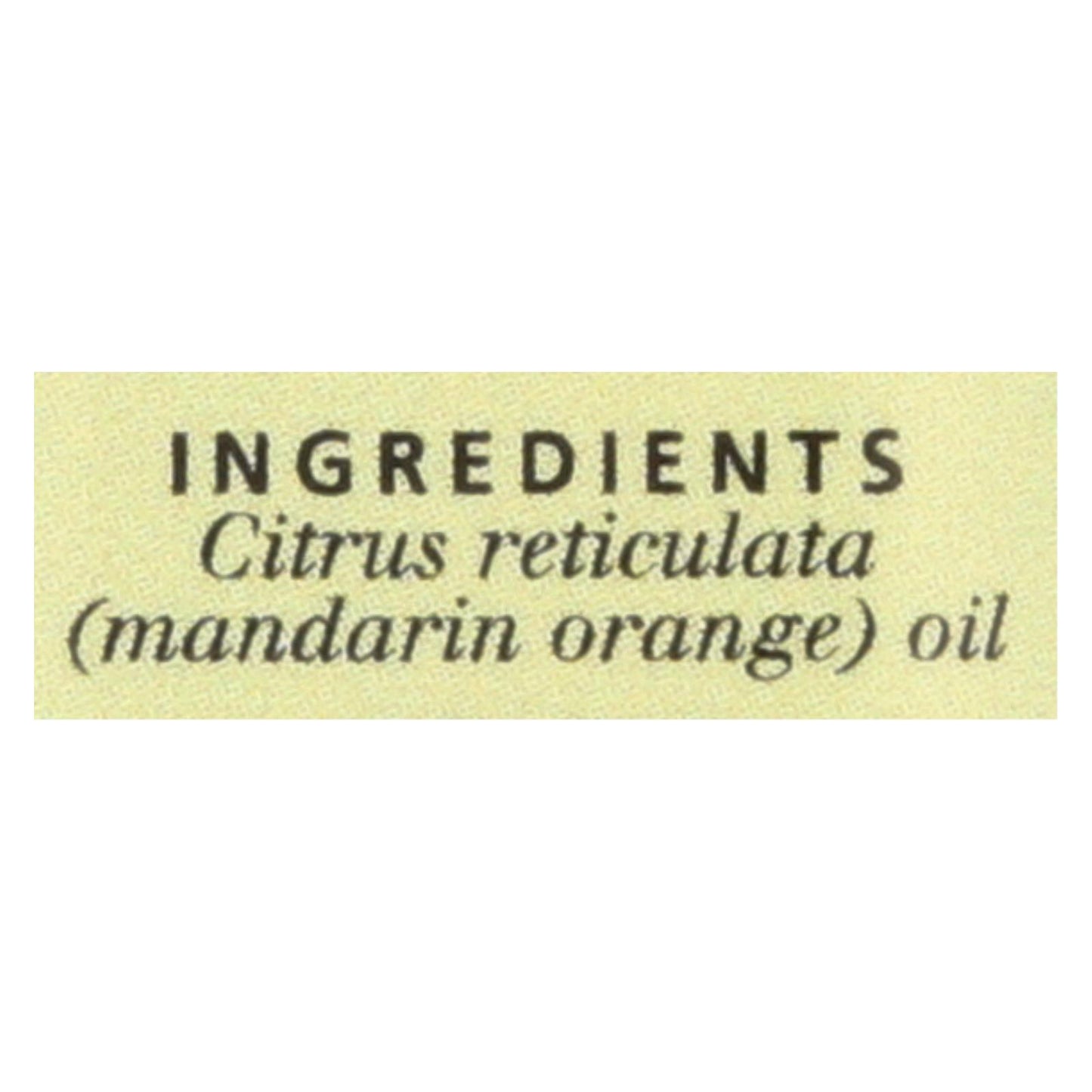 Aura Cacia - Aceite esencial 100 % puro de mandarina - 0.5 onzas líquidas