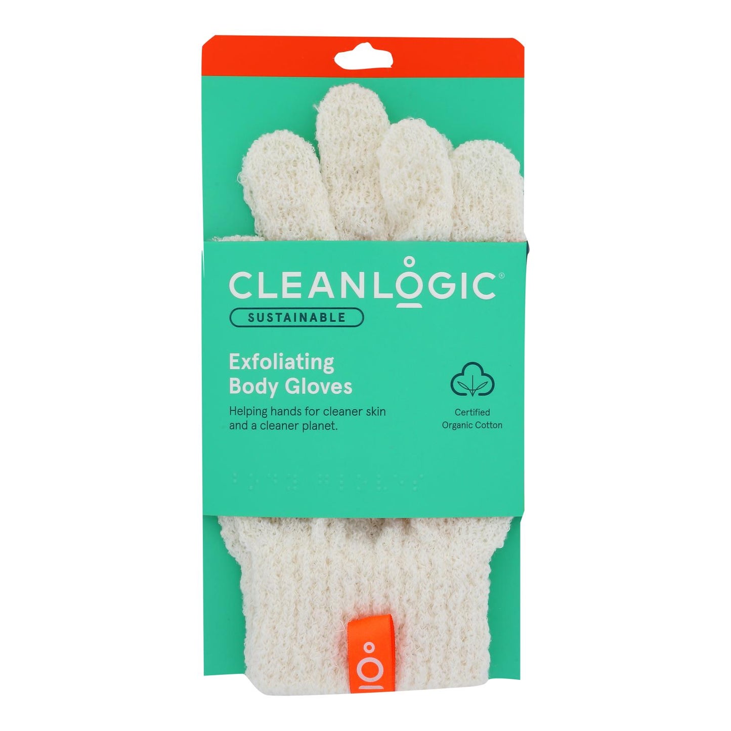 Cleanlogic - Guantes de baño exfoliantes - 2 uds.