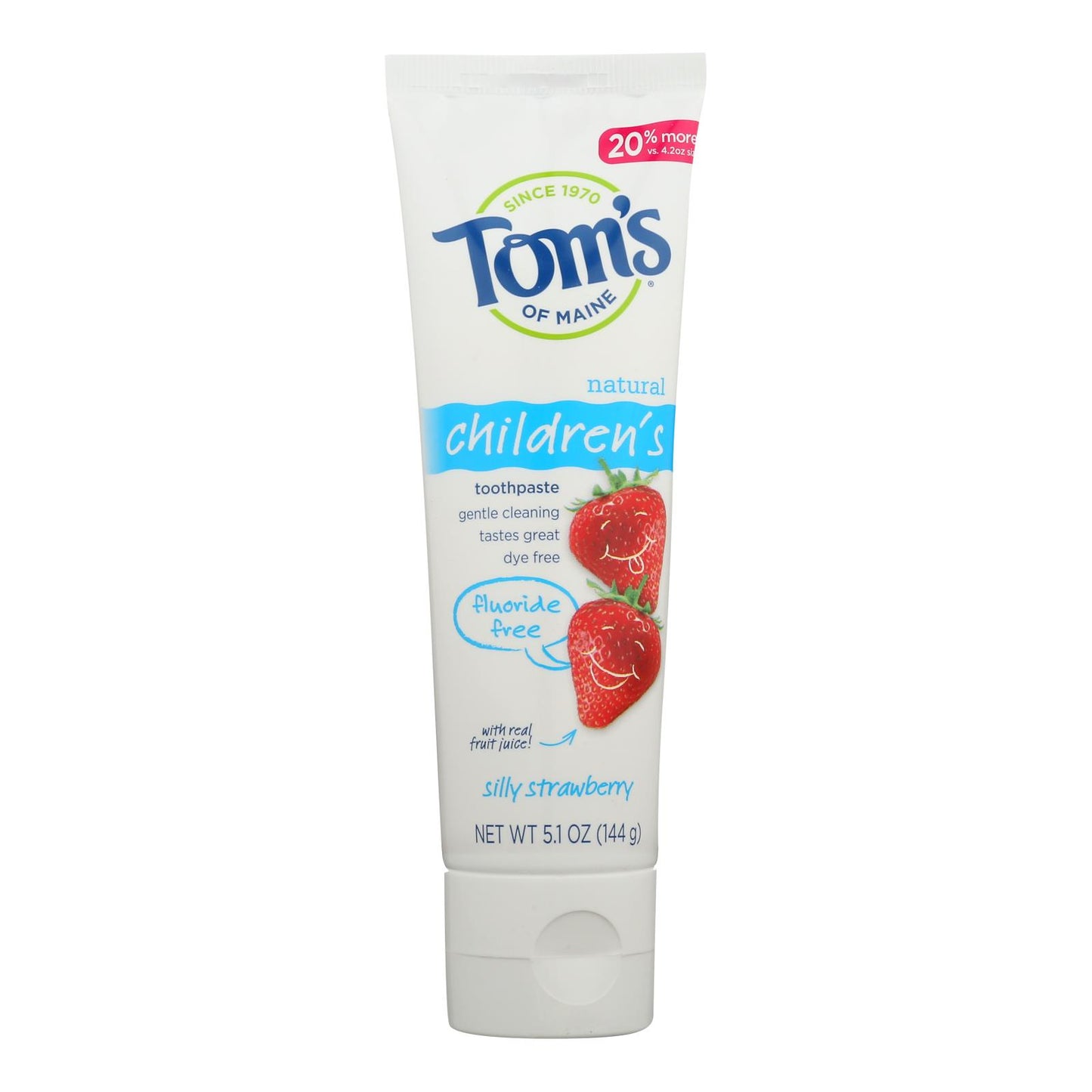 Tom's Of Maine - Tp Kids Silly Straw Ffree - 6 盒装 5.1 盎司