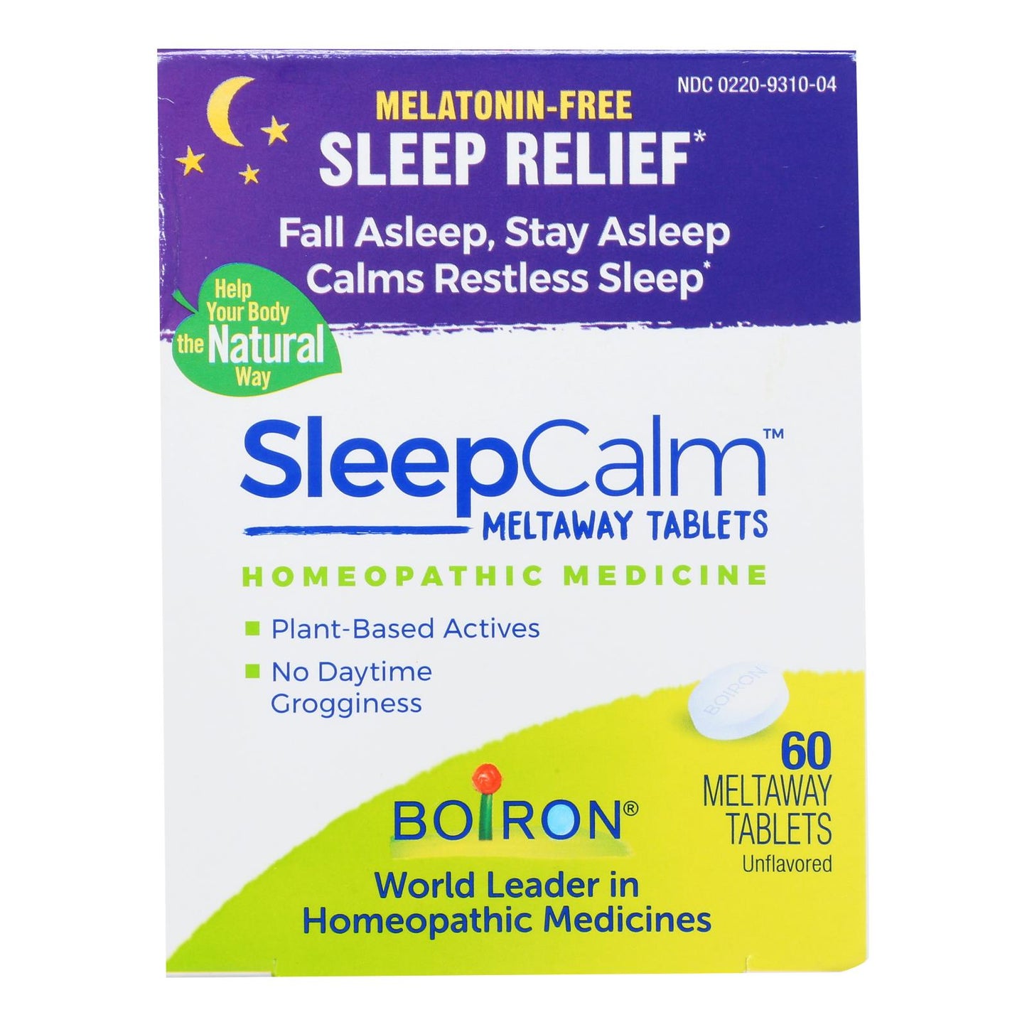 Boiron - Sleepcalm (alivio del sueño) - 1 unidad de 1 a 60 tabletas
