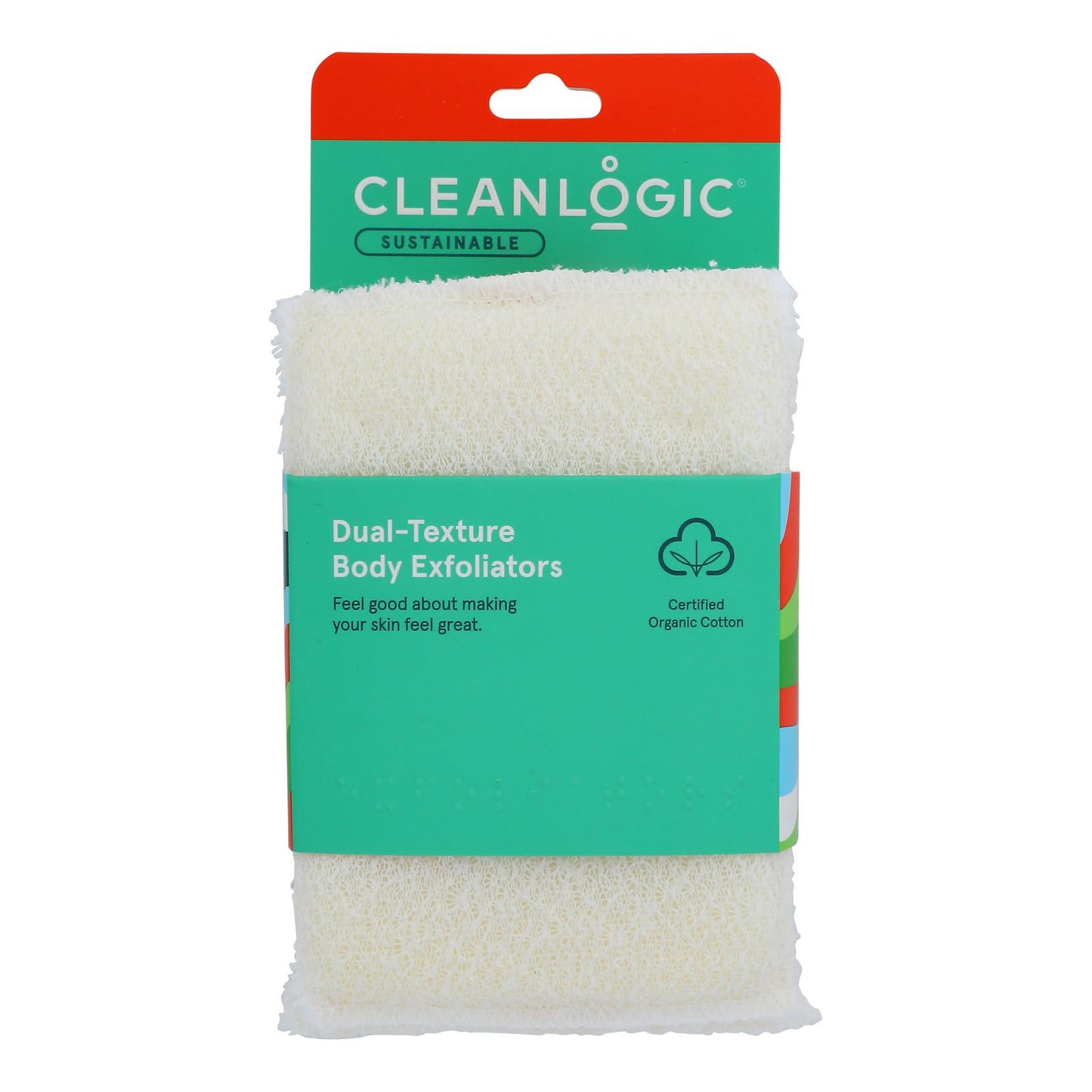 Cleanlogic - Limpiador de rostro y cuerpo de texto dual - 1 unidad
