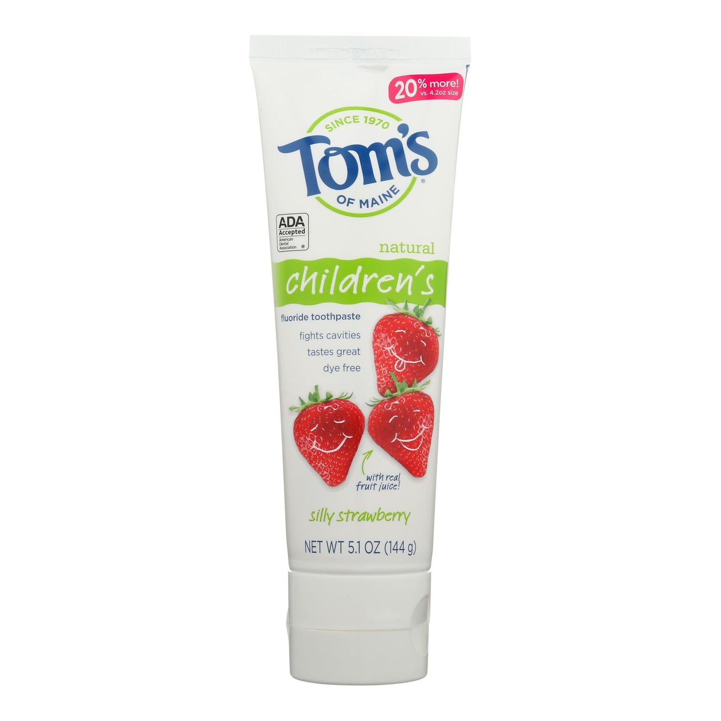 Tom's Of Maine - Tp Kids Silly Straw Ac Fl - 6-5.1 盎司盒装
