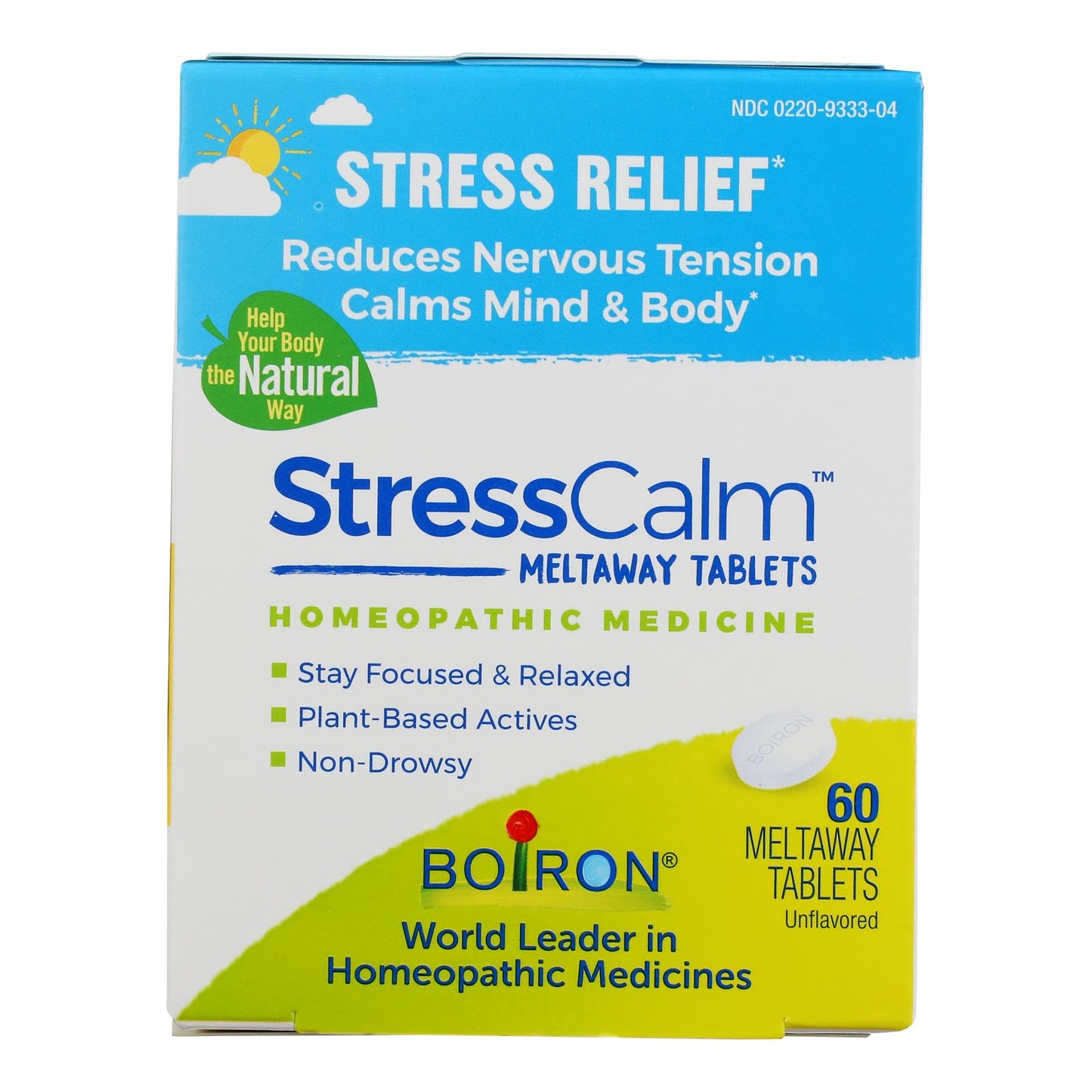 Boiron - Alivio del estrés - Calma el estrés - 1 unidad de 1 a 60 tabletas